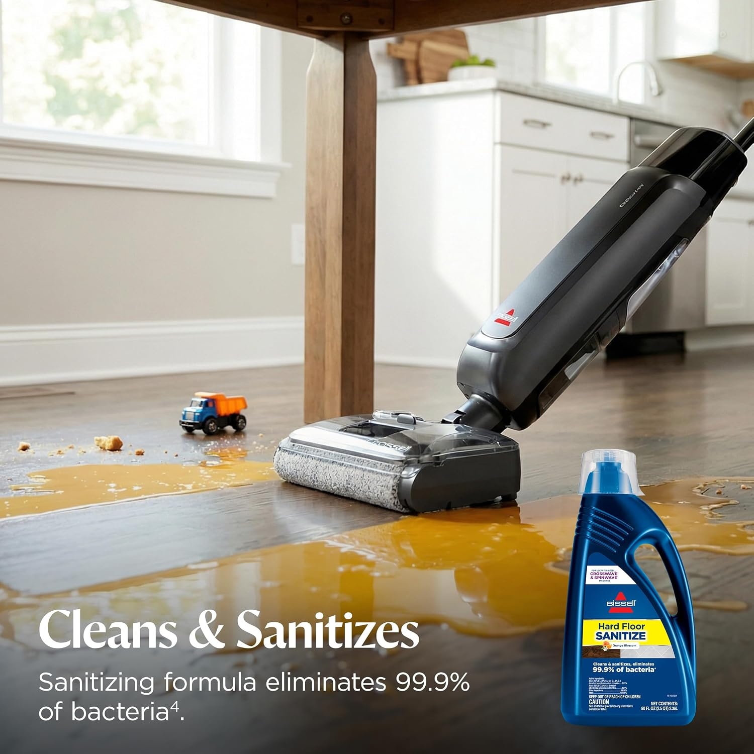 Bissell CrossWave Reach Wet Dry Vacuum and Mop, 4506L
