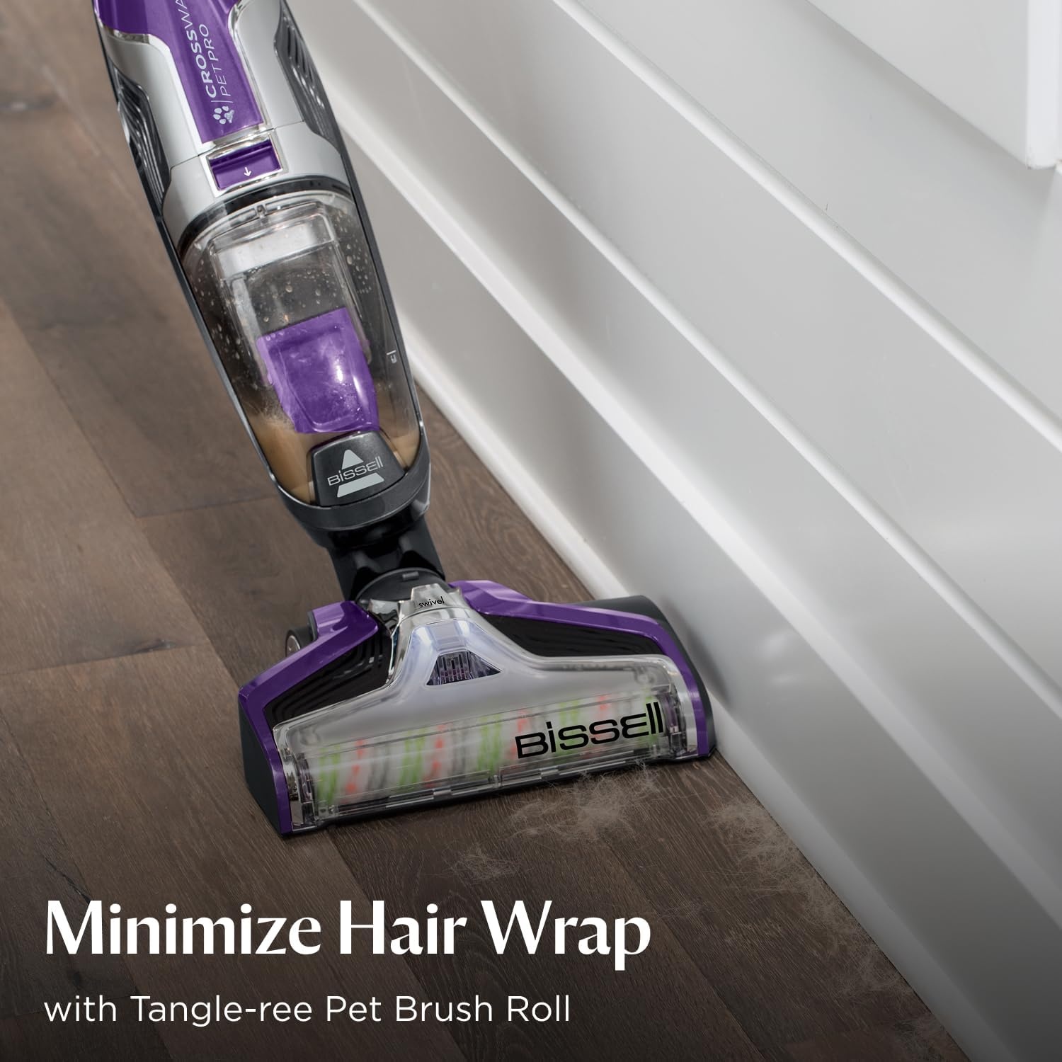 Bissell Crosswave Turbo Vacuum Mop All in One Wet and Dry Vac Combo Hard Floor & Area Rug Cleaner, 3888A(CrossWave Pet Pro)