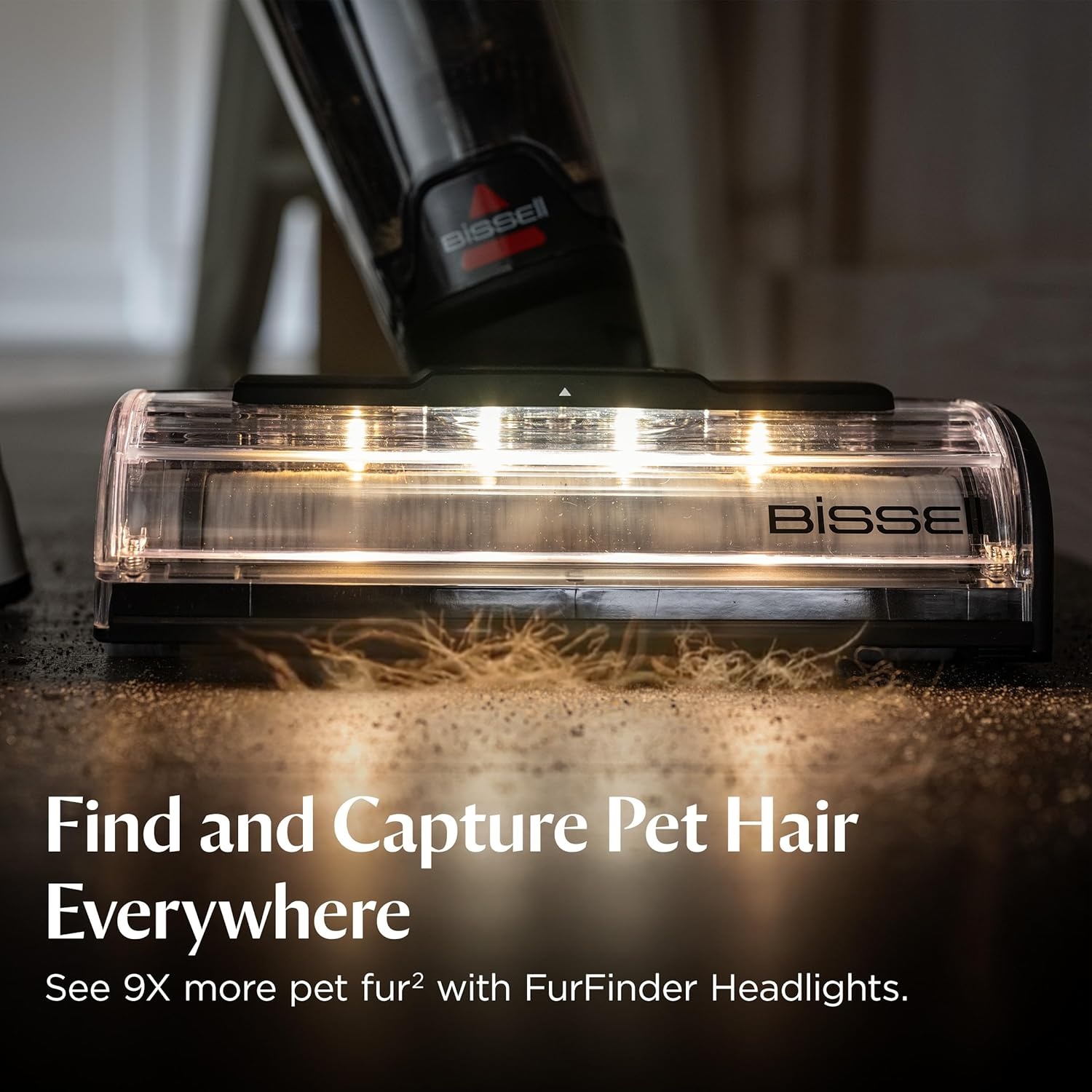 Bissell CrossWave HydroScrub Cordless Wet Dry Vacuum Mop, Floor Cleaner with ZeroGap Edge Cleaning & FurFinder Headlights, 45-Minute Runtime for Hard Floors & Area Rugs, 4275F(CrossWave HydroScrub Plus)