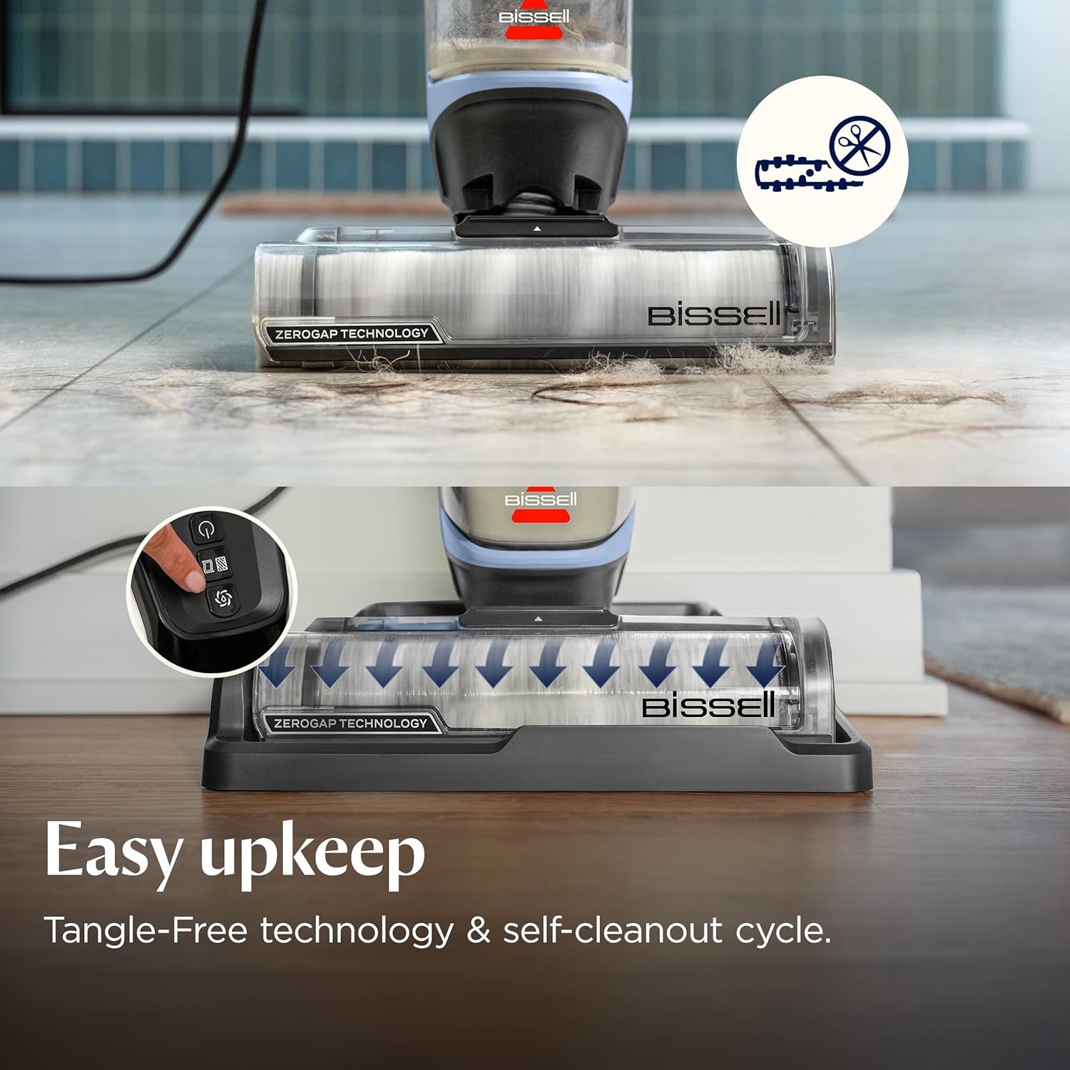 Bissell Crosswave Turbo Vacuum Mop All in One Wet and Dry Vac Combo Hard Floor & Area Rug Cleaner, 3888A(CrossWave Edge)