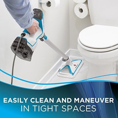 BISSELL PowerSteamer Heavy Duty 3-in-1 Steam Mop and Handheld SteamShot for Indoor & Outdoor, use for Garage, Workshop, Auto, Boat, Recreational Vehicles, Windows,Outdoor Furniture and Decks, 2685A(PowerFresh Slim Steam)