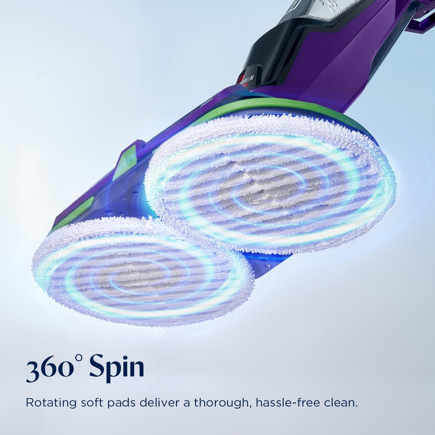 Bissell Spinwave Cordless Pet Spin Mop, 18V Electric Hard Floor Cleaner with Reusable Washable Pads, Pet Stain Removal for Sealed Wood Tile & Laminate Floors, 23157(SpinWave Cordless Pet)