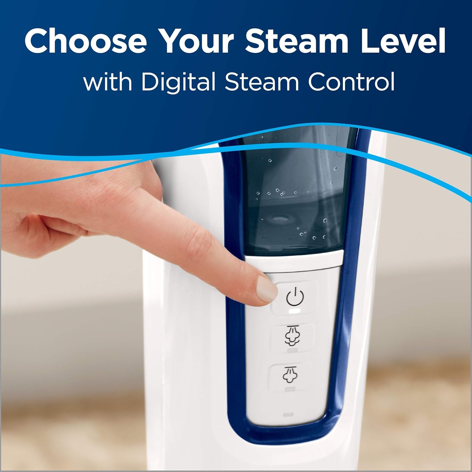 Bissell PowerFresh Deluxe 1806 Steam Mop for Tile, Hardwood & Sealed Floors w/Built‑in SpotBoost Brush, Fast 30‑Second Warm‑Up, Variable Steam Levels, Fresh Scent Discs Compatible(PowerFresh Deluxe)