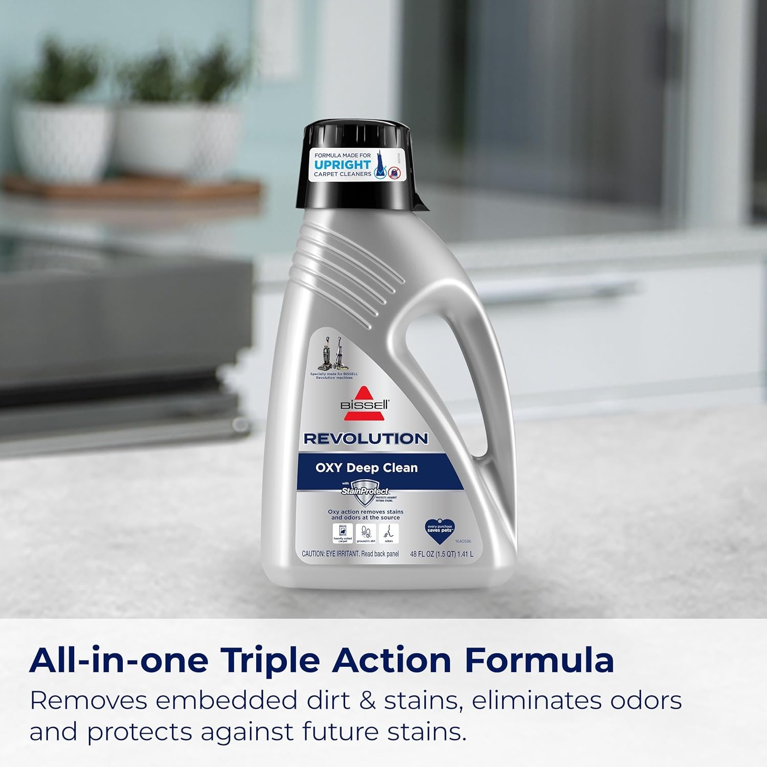 Bissell Revolution Upright Deep Cleaner Carpet & Upholstery Formula, 48 oz, 3975(Revolution Oxy Deep Clean Upright Formula)