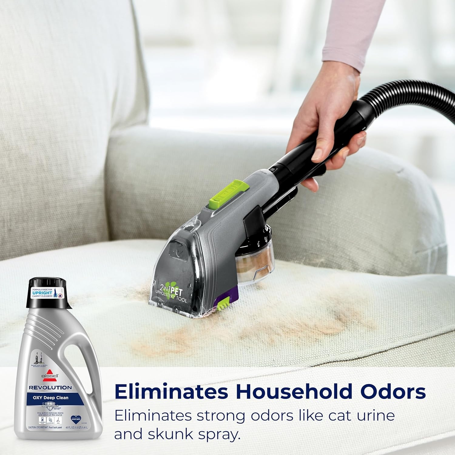 Bissell Revolution Upright Deep Cleaner Carpet & Upholstery Formula, 48 oz, 3975(Revolution Oxy Deep Clean Upright Formula)