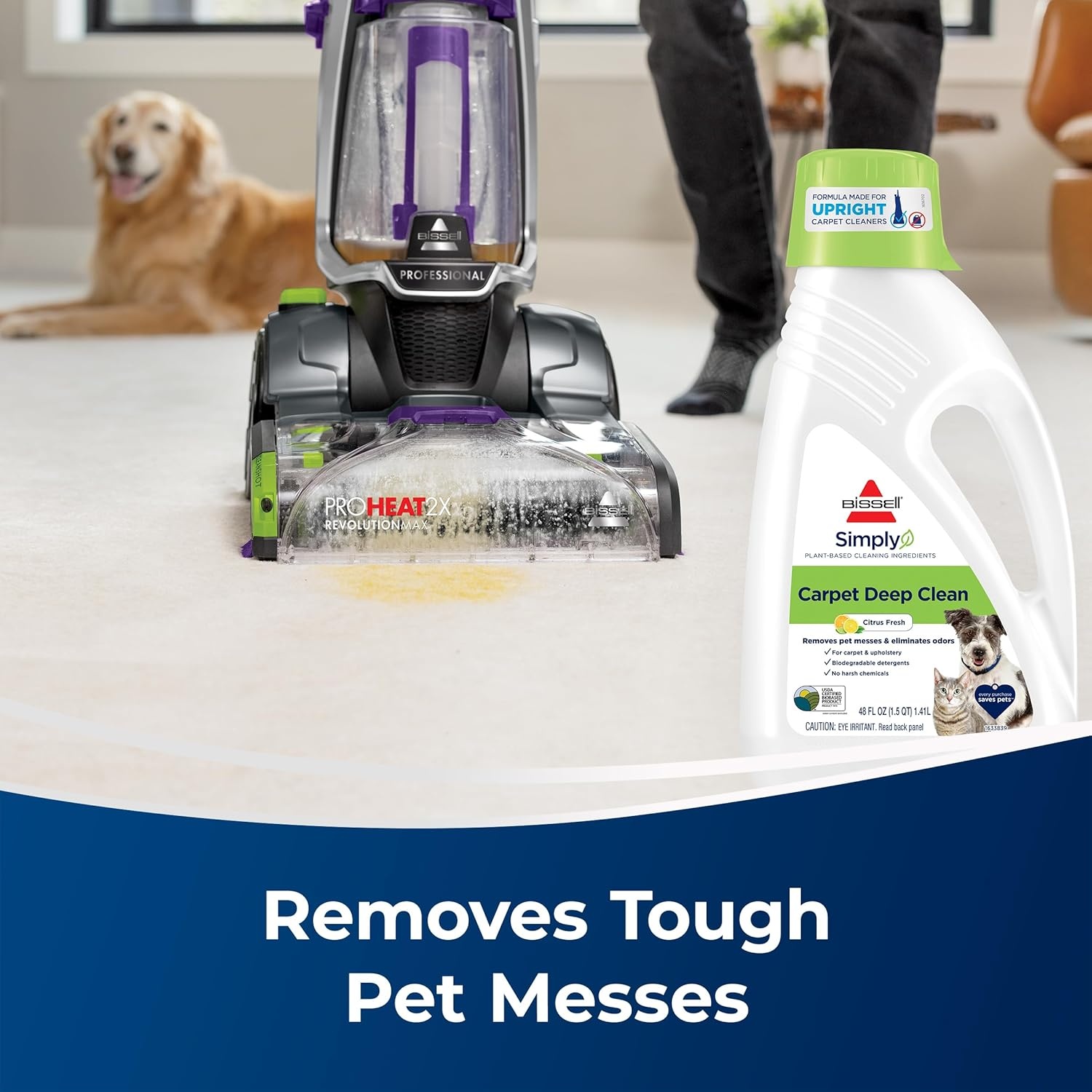 Bissell Simply Upright Carpet Cleaner Formula, 48 Fl Oz