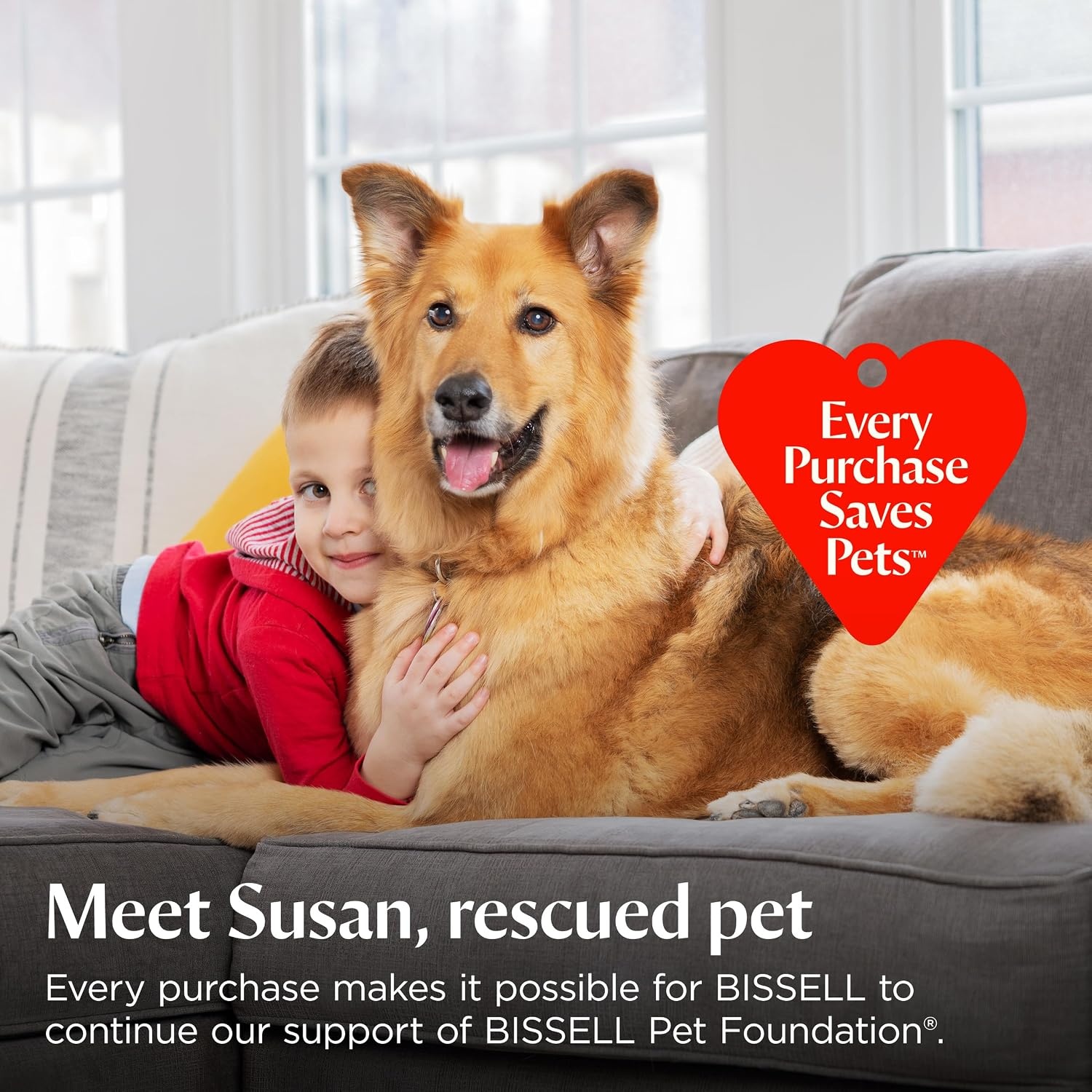 Bissell Multi‑Surface Free & Clear Floor Cleaning Solution, 64 oz – Fragrance‑Free Cleaner for Sealed Hard Floors & Area Rugs, Safe for Kids & Pets, Compatible with CrossWave & SpinWave Machines(Free & Clear)