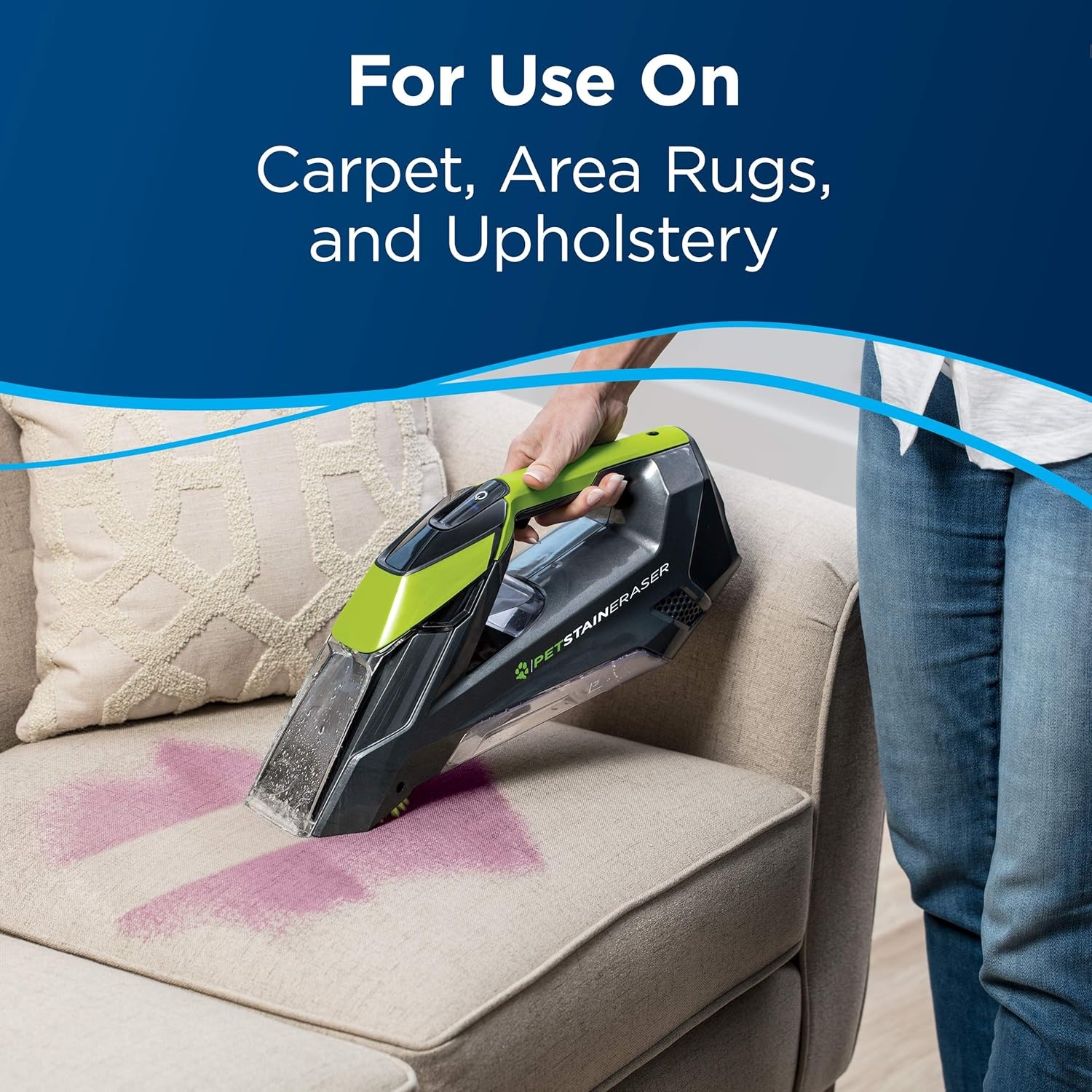 Bissell® Spot & Stain with Febreze + Gain Original Scent Formula for Little Green Devices, Portable Carpet Cleaners (3968)(Febreze Spring and Renewal)