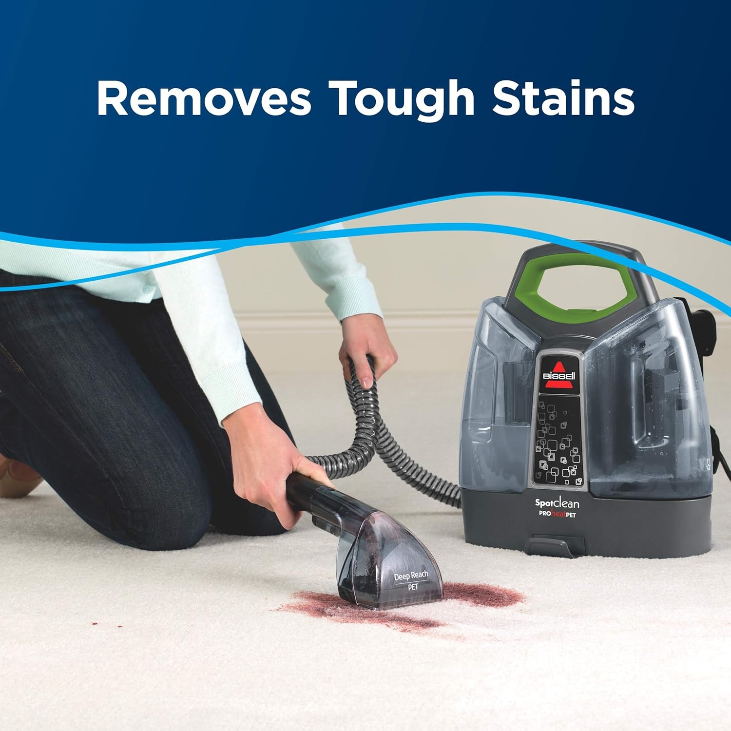 Bissell® Spot & Stain with Febreze + Gain Original Scent Formula for Little Green Devices, Portable Carpet Cleaners (3968)(Febreze Spring and Renewal)