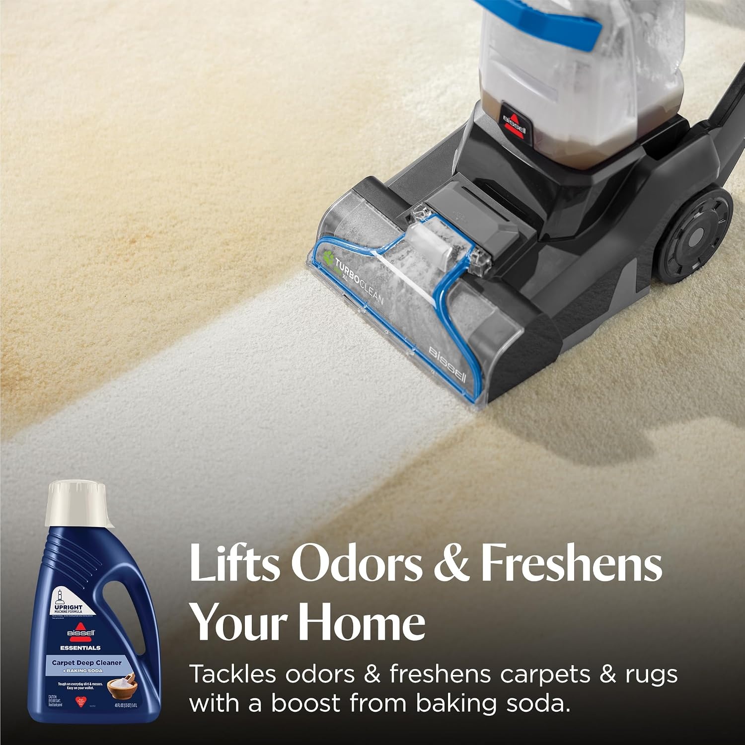 Bissell Essentials Carpet Deep Cleaner Solution with Baking Soda, 4497