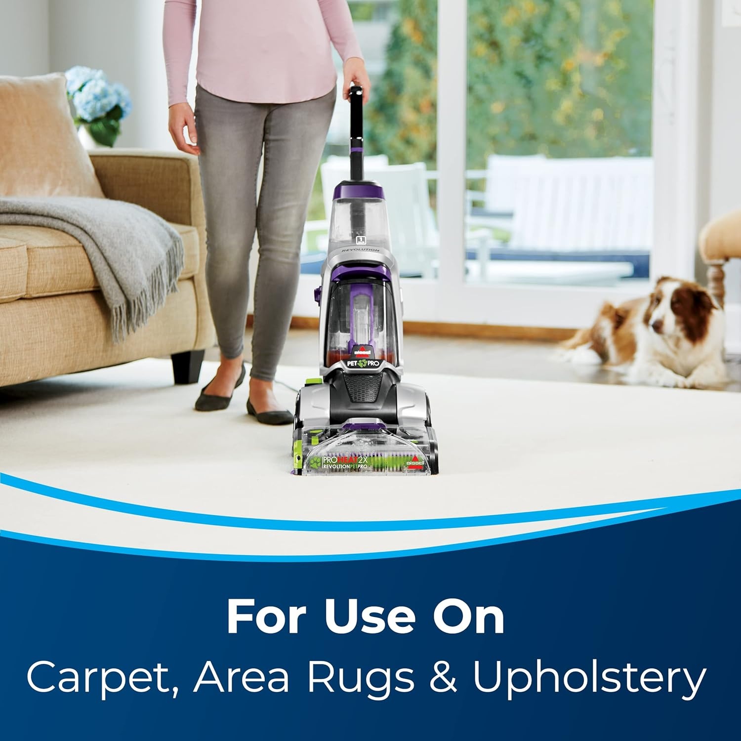 Bissell PRO OXY Carpet Deep Clean Solution, for use in leading upright carpet cleaners, 48oz, Removes deep down dirt, stains & odors(Pro Oxy)