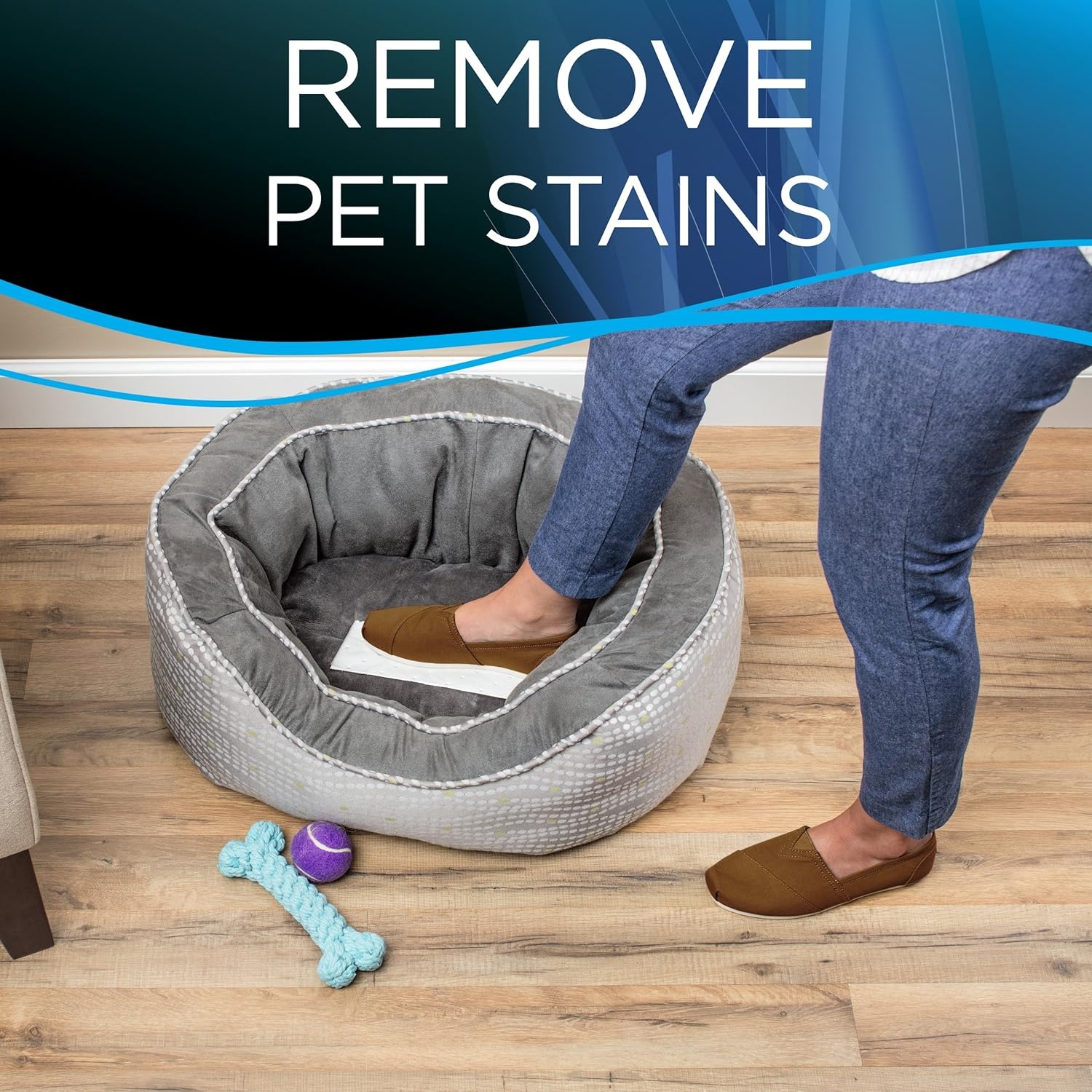 Bissell Stomp ‘N Go Pet Lifting Pads + Oxy for Stain Removal on Carpet & Area Rug Cleaning, 20 Pack(20 Count (Pack of 1))