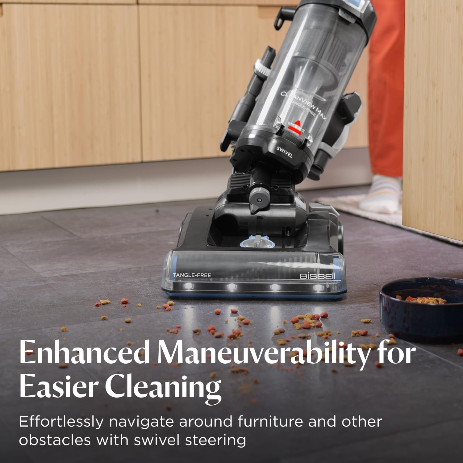 Bissell CleanView Max Tangle-Free with LED Headlights, Active Extension Wand, Tangle-Free Brush Roll, Included pet Tools, 4072L(CleanView Max Tangle-Free)