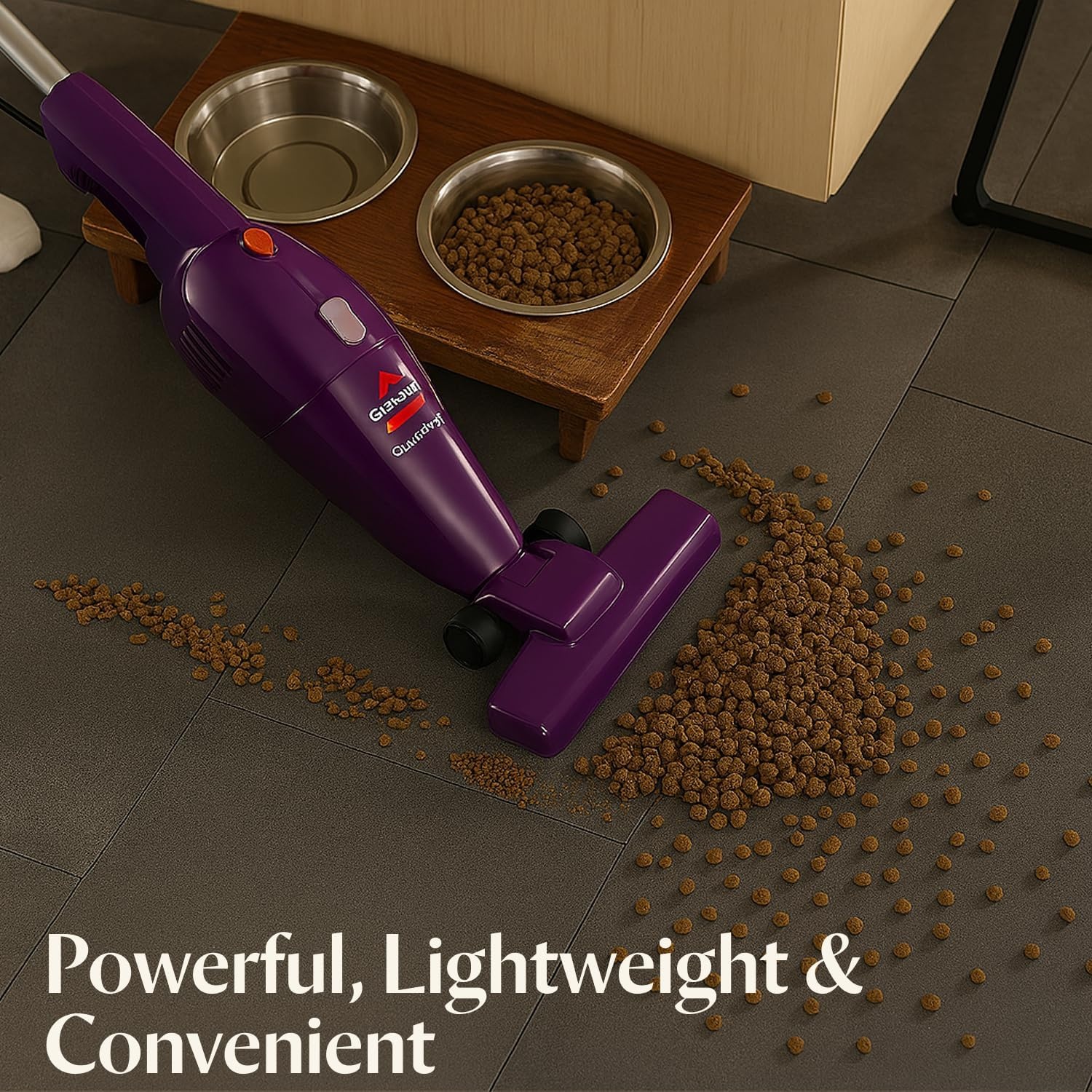 Bissell 20334 Featherweight Stick Lightweight Bagless Vacuum and Electric Broom with Crevice Tool for Hard Floors and Carpets, Purple(Purple  4 Pack)