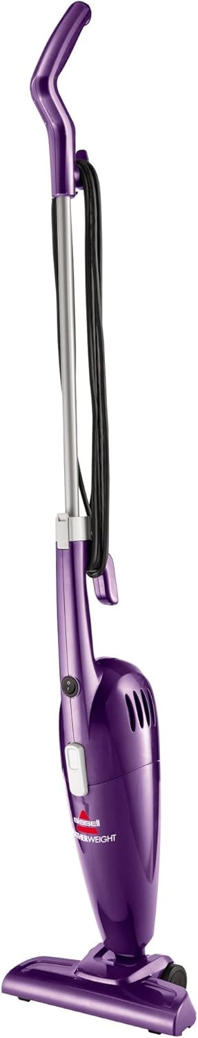 Bissell 20334 Featherweight Stick Lightweight Bagless Vacuum and Electric Broom with Crevice Tool for Hard Floors and Carpets, Purple(Purple  4 Pack)