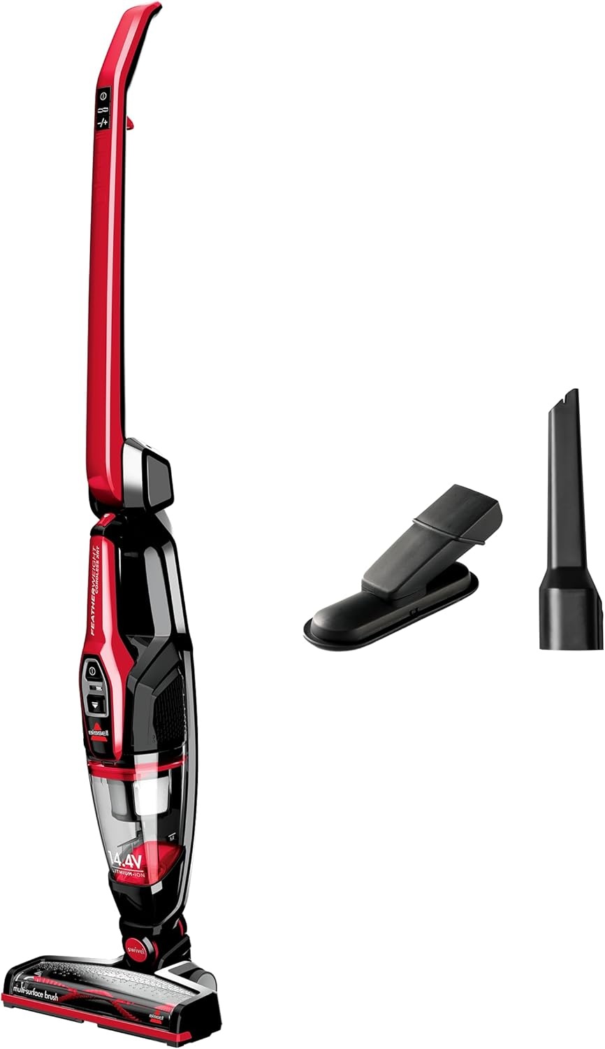 Bissell, 3061 Featherweight Cordless Stick Vacuum, Self-Standing, Electric Blue, Black(Black/Red)