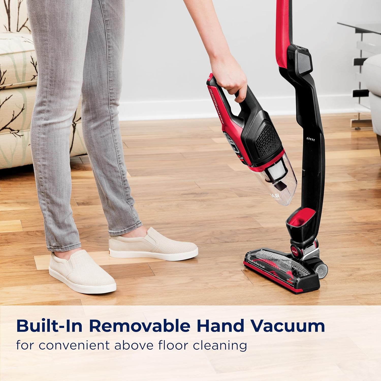 Bissell, 3061 Featherweight Cordless Stick Vacuum, Self-Standing, Electric Blue, Black(Black/Red)