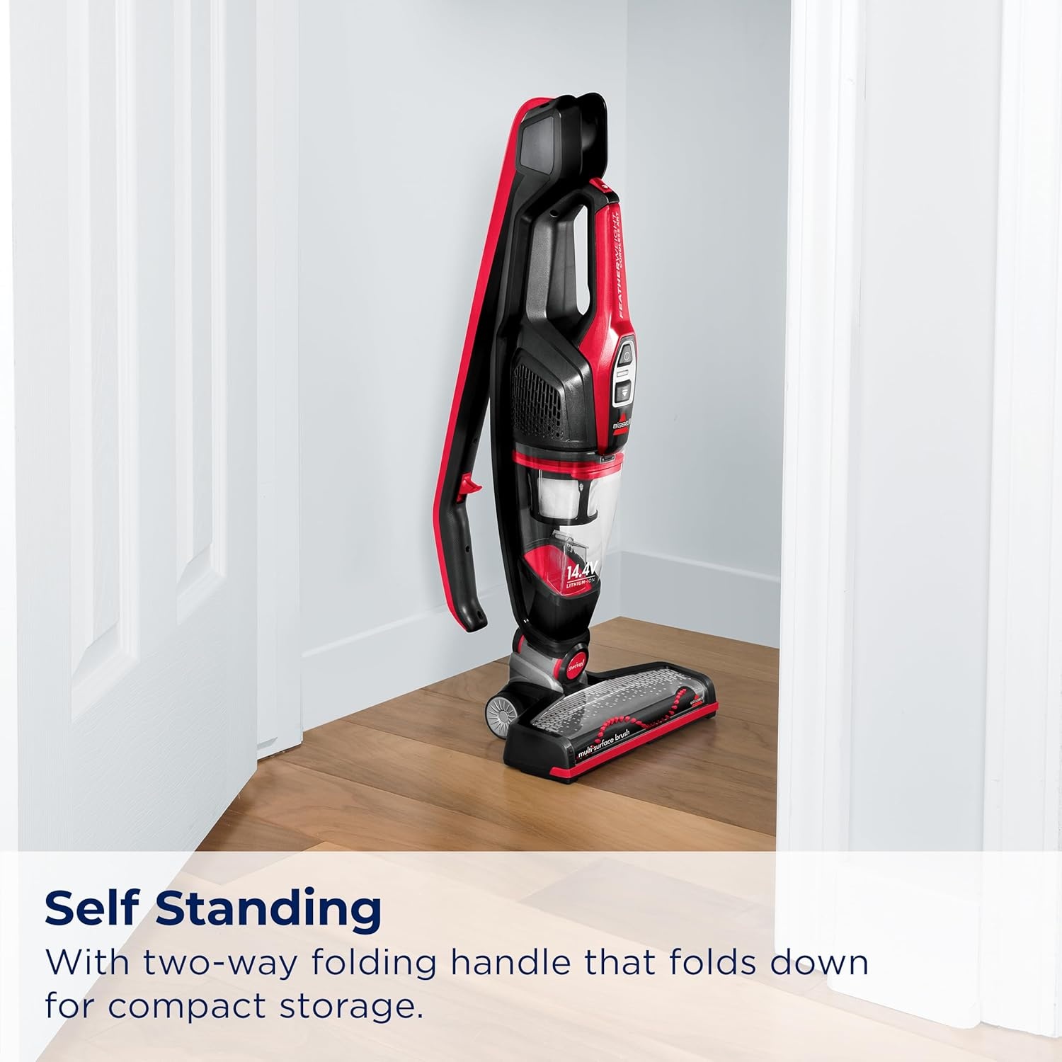 Bissell, 3061 Featherweight Cordless Stick Vacuum, Self-Standing, Electric Blue, Black(Black/Red)