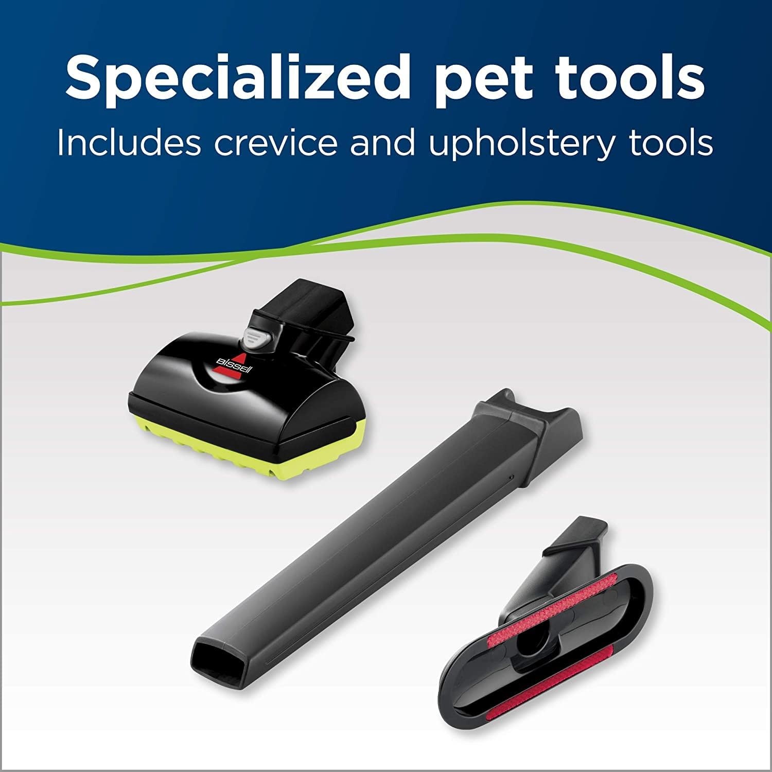 Bissell Pet Hair Eraser Cordless Hand Vacuum, Home, Auto, and Pet Vacuum, Crevice Tool, Upholstery Tool, and Motorized Brush Included, 1782(Hand Vacuum Only)