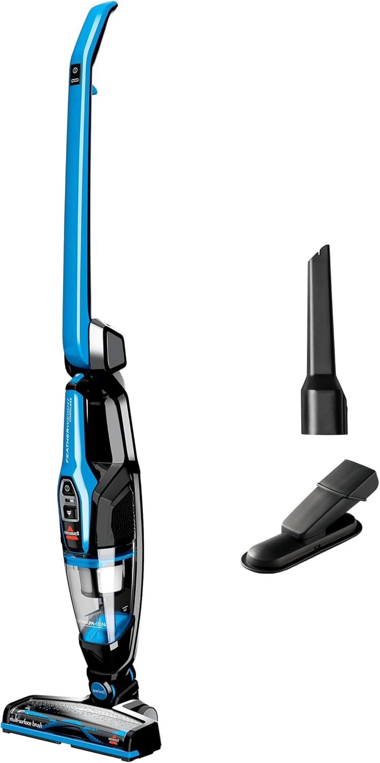 Bissell, 3061 Featherweight Cordless Stick Vacuum, Self-Standing, Electric Blue, Black(3061)