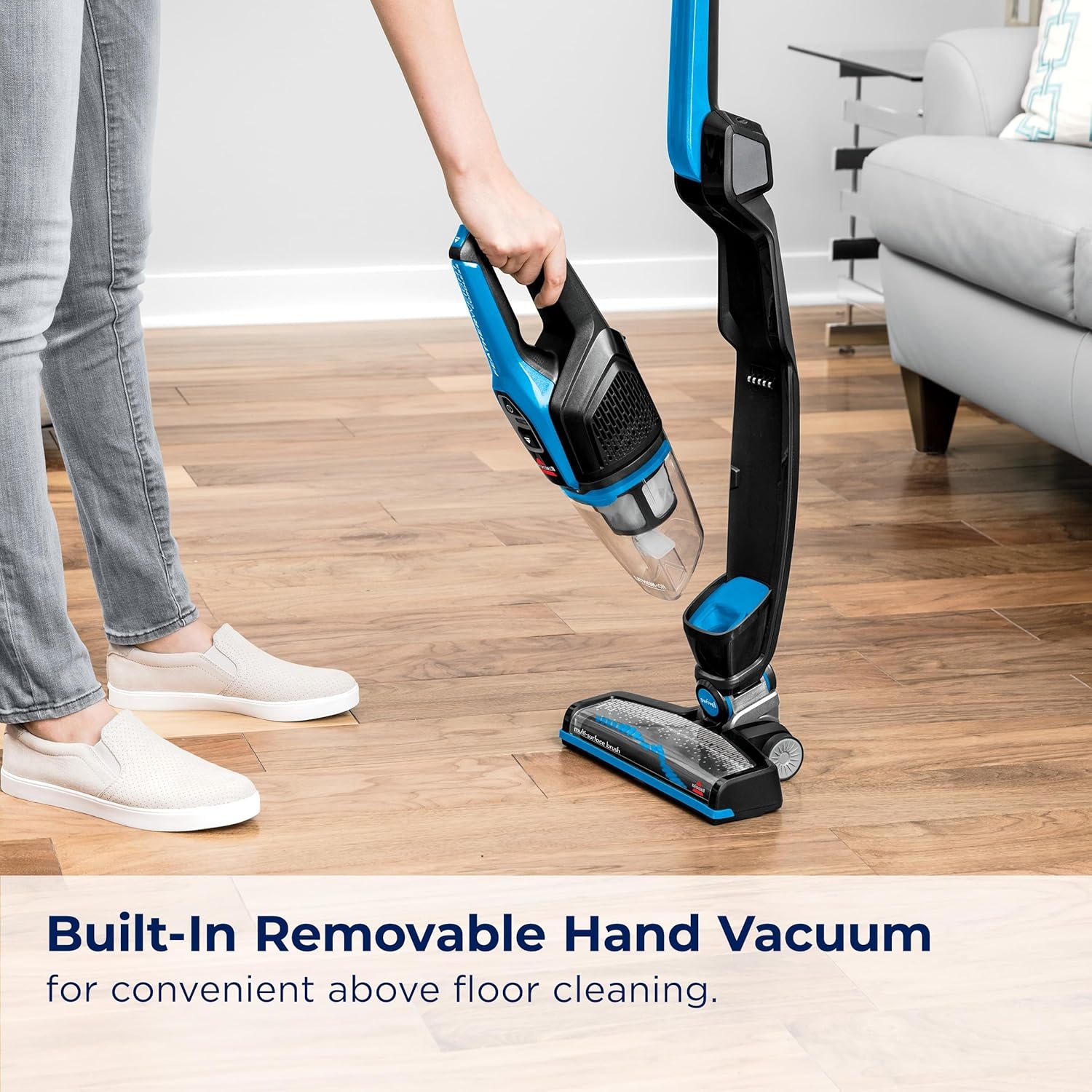 Bissell, 3061 Featherweight Cordless Stick Vacuum, Self-Standing, Electric Blue, Black(3061)
