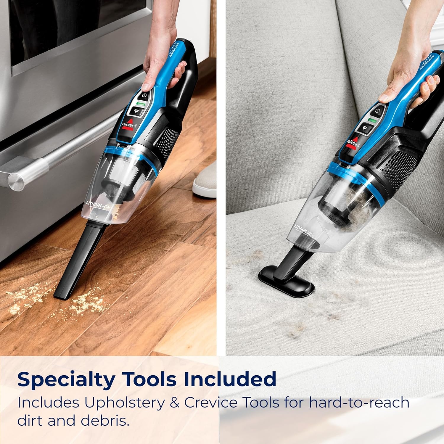 Bissell, 3061 Featherweight Cordless Stick Vacuum, Self-Standing, Electric Blue, Black(3061)