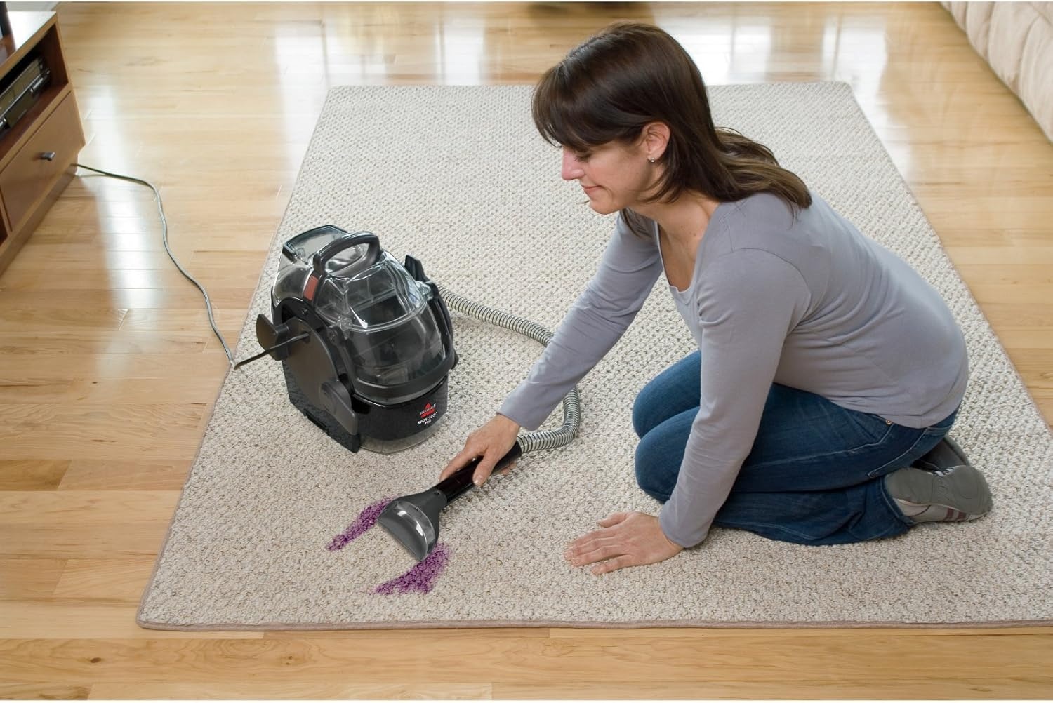 Bissell 3624 Spot Clean Professional Portable Carpet Cleaner – Corded , Black
