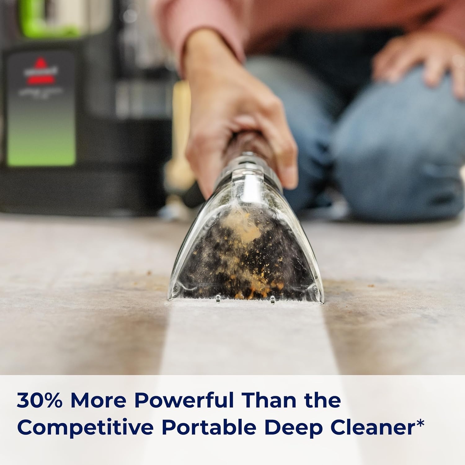 BISSELL® Little Green® Proheat® Pet, Portable Deep Cleaner with Heated Cleaning Technology, Self-Cleaning Tough Stain Tool and Pet Pro Oxy Triple Action Formula Included, 3969(Little Green Max Pet)