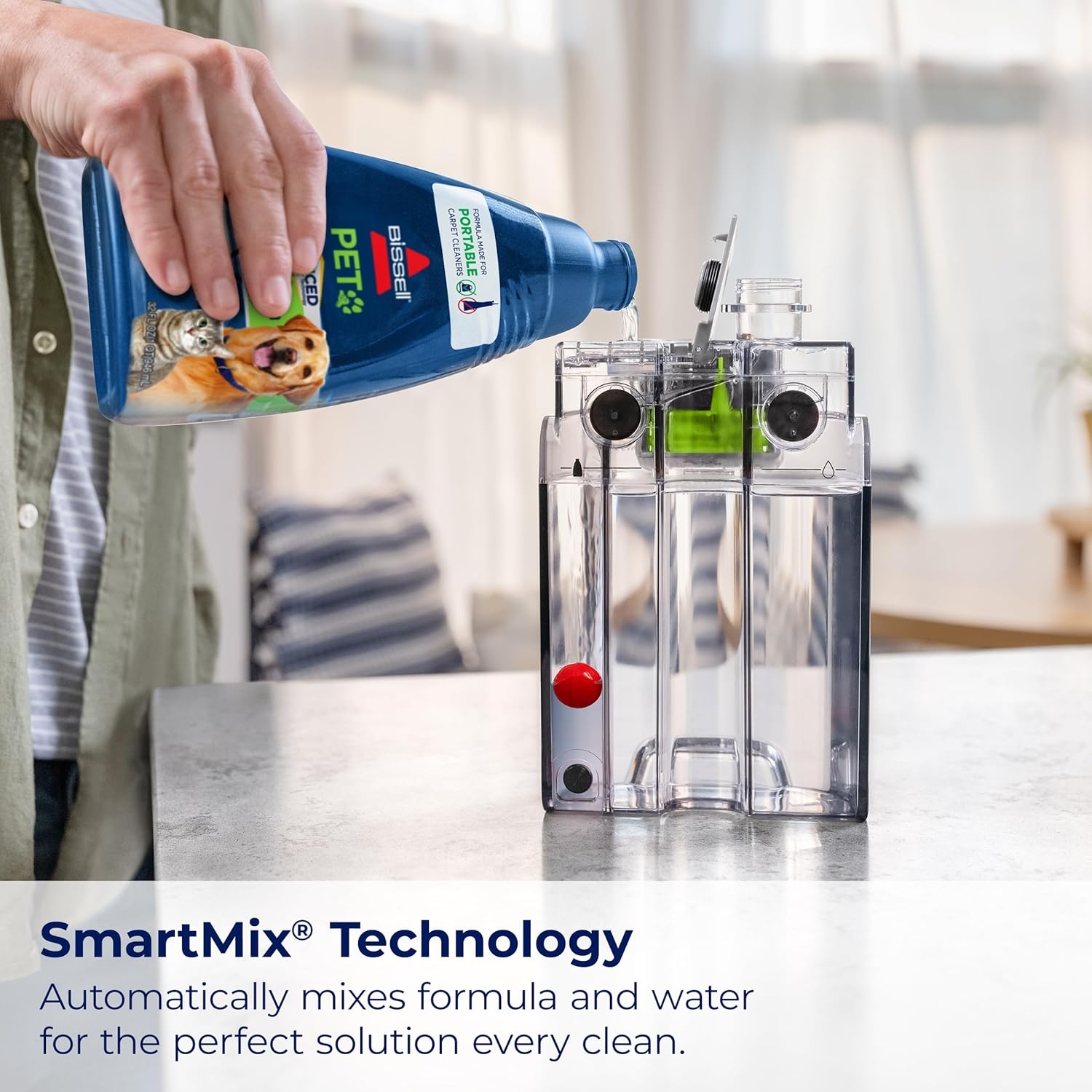 BISSELL® Little Green® Proheat® Pet, Portable Deep Cleaner with Heated Cleaning Technology, Self-Cleaning Tough Stain Tool and Pet Pro Oxy Triple Action Formula Included, 3969(Little Green Max Pet SmartMix)