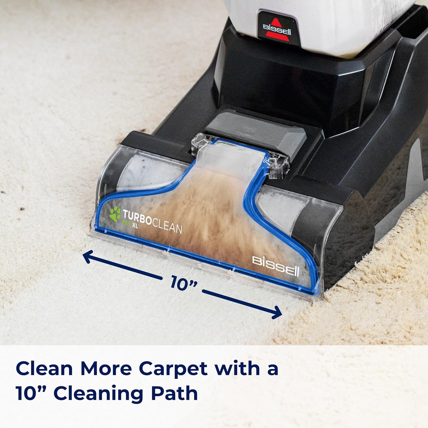 BISSELL TurboClean Pet XL Upright Carpet Cleaner, Upholstery Tough Stain Tool & Formula included, 3746(TurboClean XL)