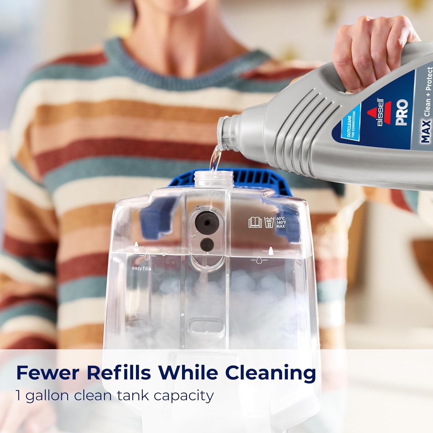 BISSELL TurboClean Pet XL Upright Carpet Cleaner, Upholstery Tough Stain Tool & Formula included, 3746(TurboClean XL)