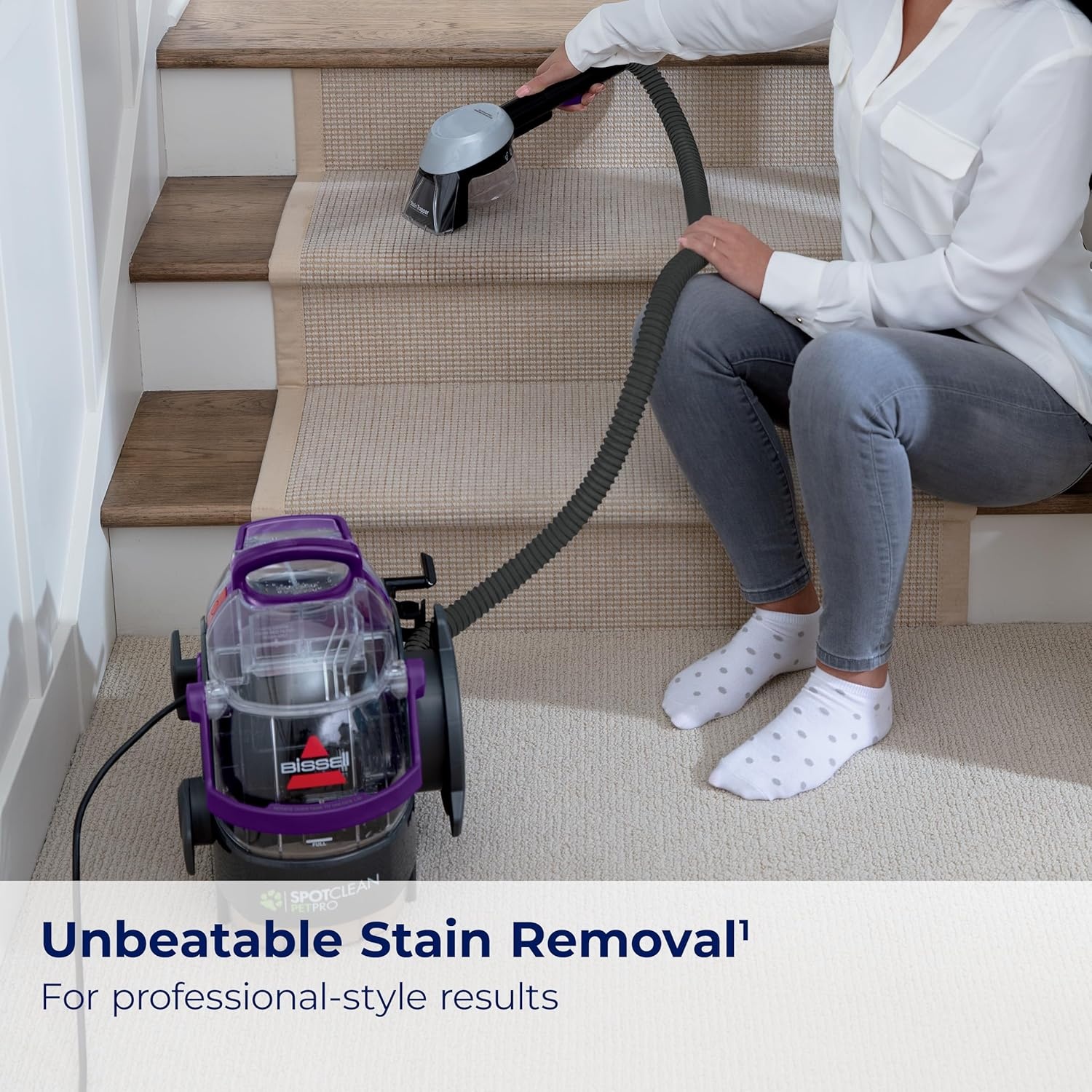 Bissell SpotClean Pet Pro Portable Carpet Cleaner, 2458(Spot Clean Pet Pro)