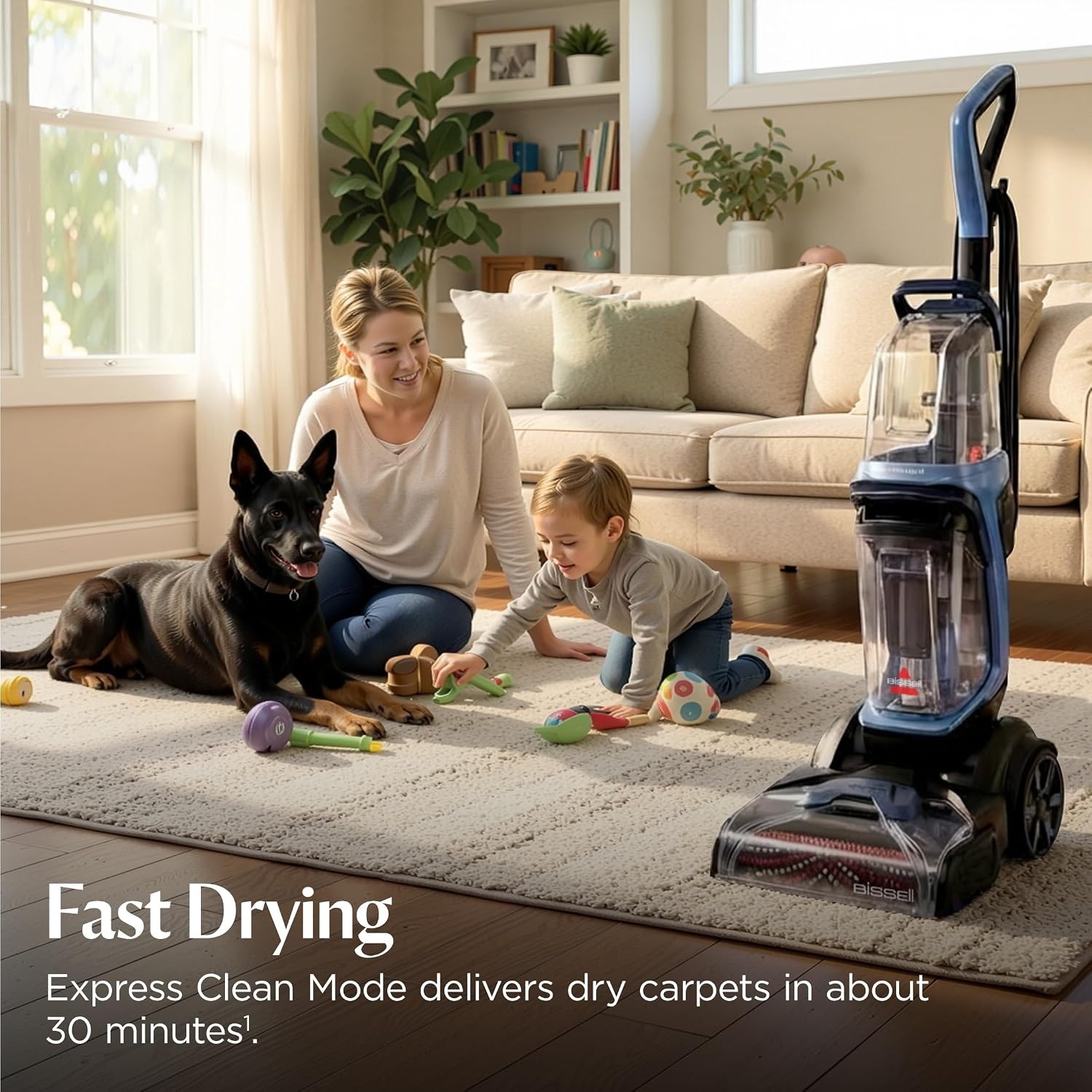 BISSELL Revolution ExpressClean Plus Upright Carpet Cleaner, 4499