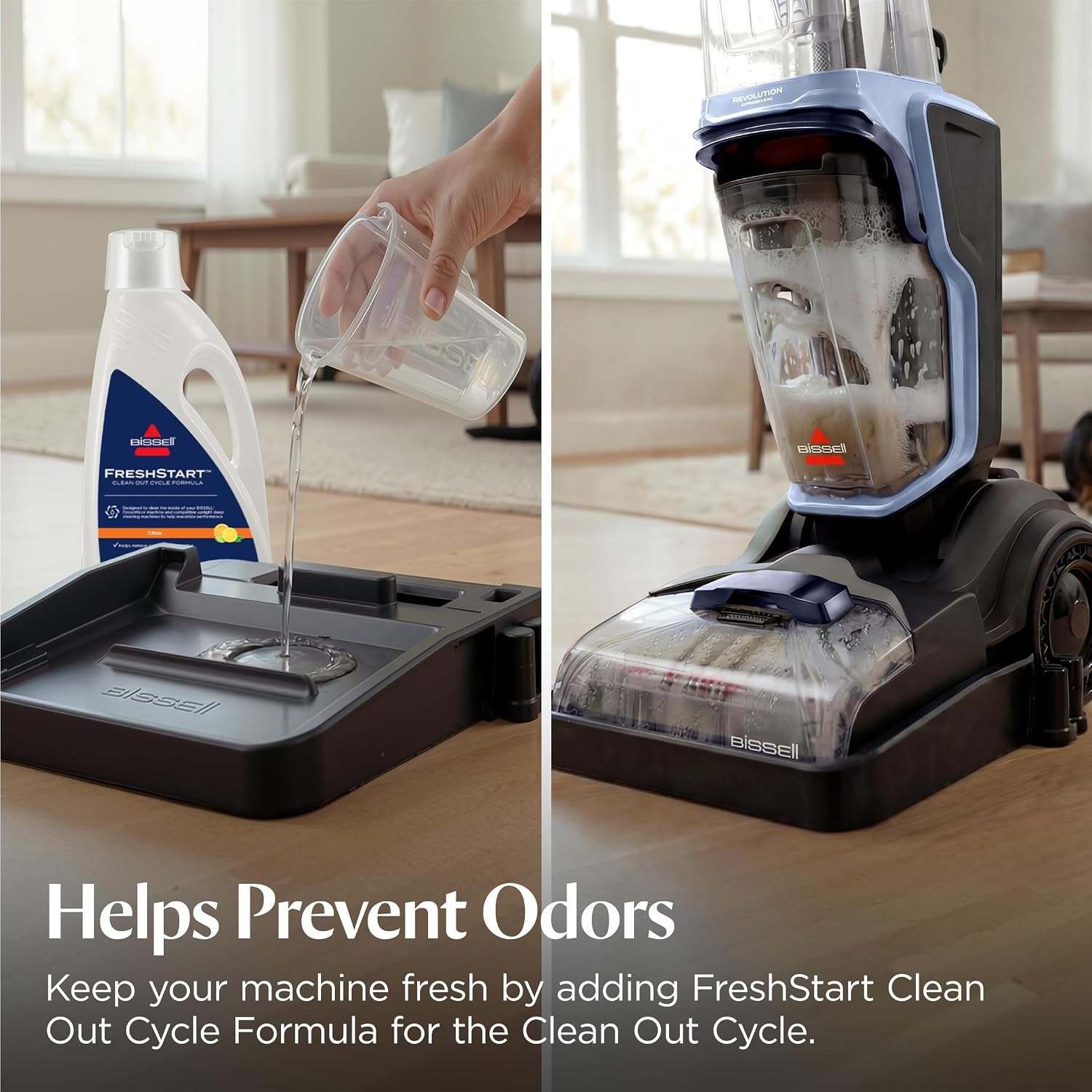 BISSELL Revolution ExpressClean Plus Upright Carpet Cleaner, 4499