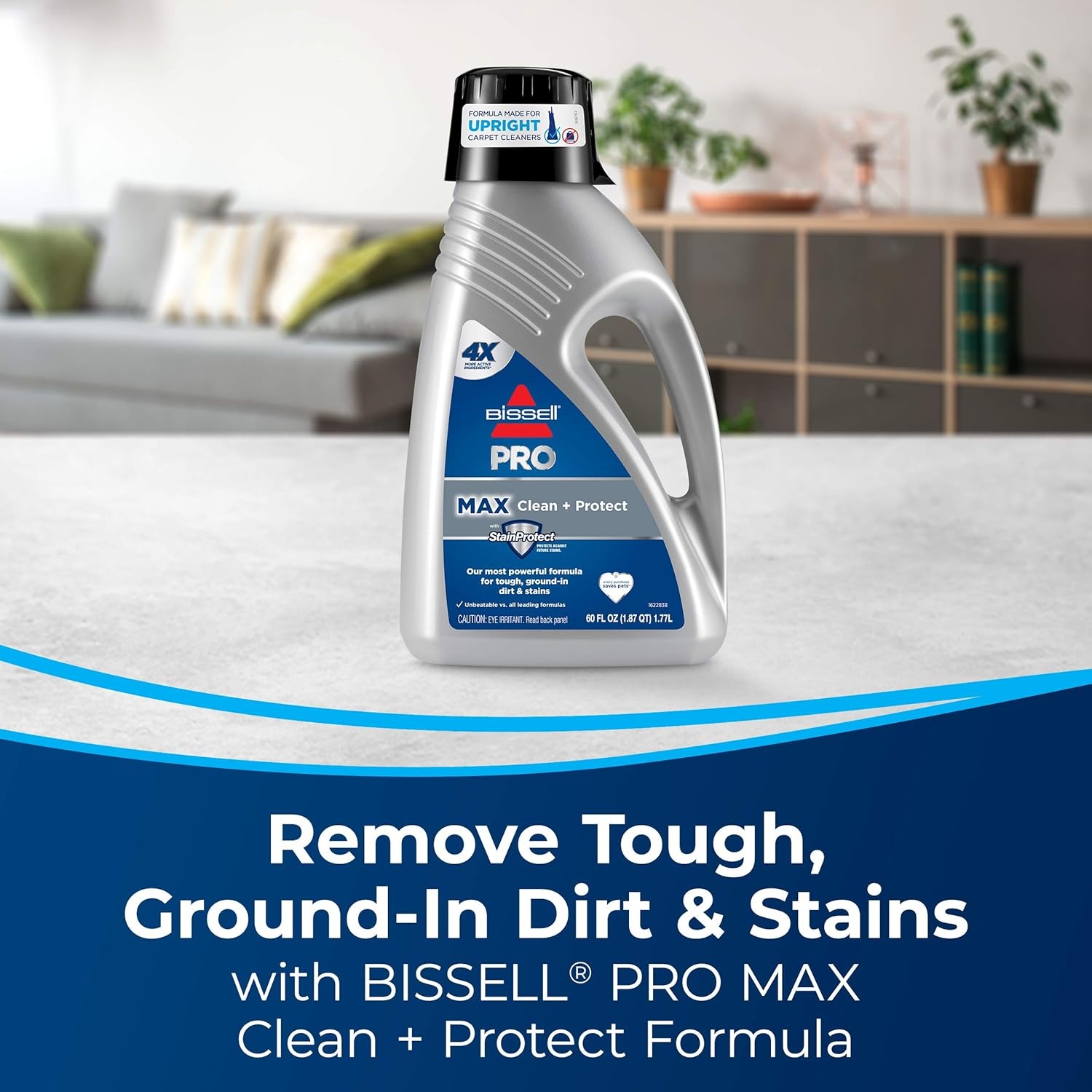 Bissell® Big Green® PET PRO Carpet Cleaner with 8 Row XL DirtLifter PowerBrush, 9-inch Long Reach Hose, 2 Upholstery Tools, Includes Pet Pro Oxy Urine Eliminator Formula(Green)