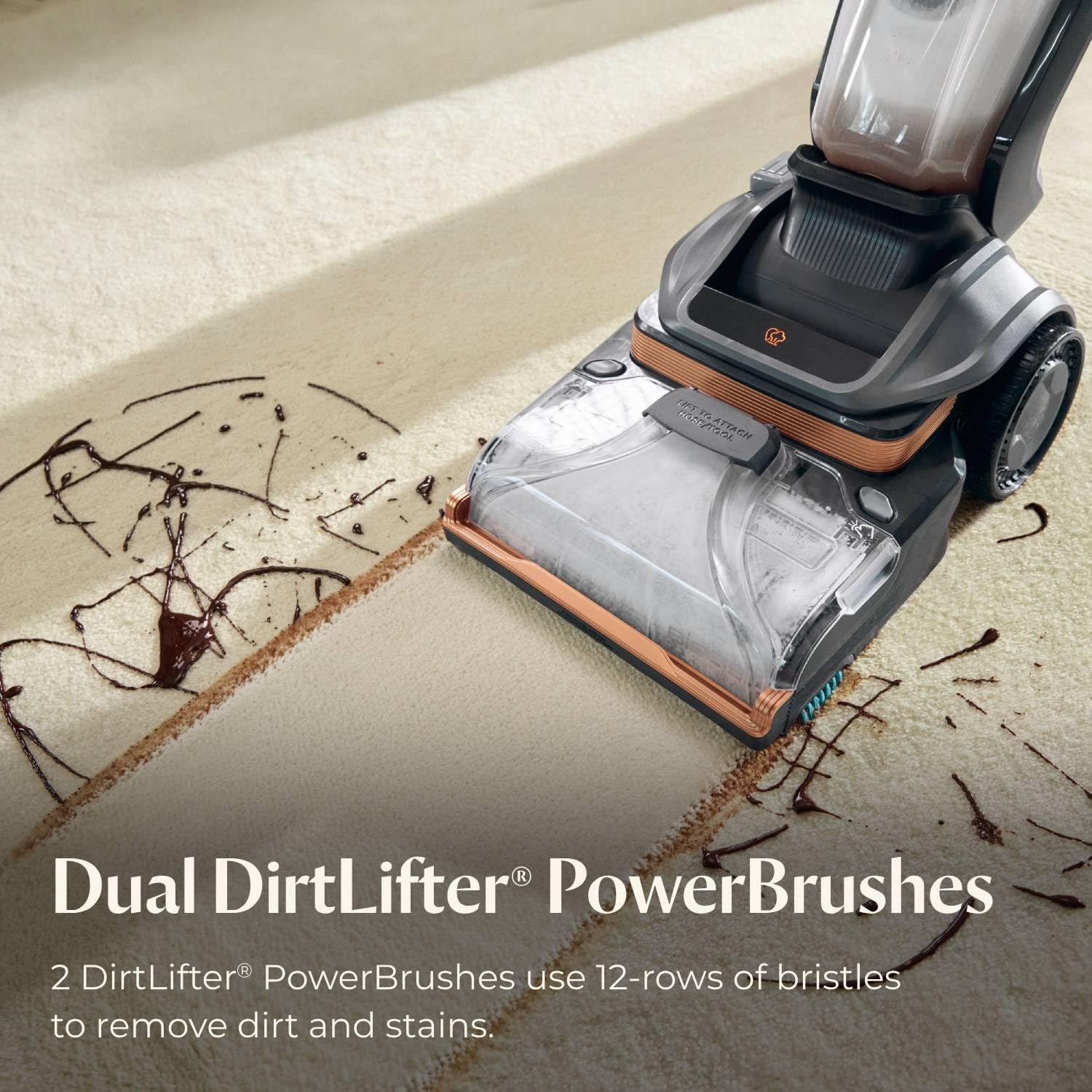 BISSELL Revolution HydroSteam Pet Carpet Cleaner, Upright Deep Cleaner, HydroSteam Technology, 2-in-1 Pet Upholstery Tool & Formulas Included, 3432(HydroSteam Pet)