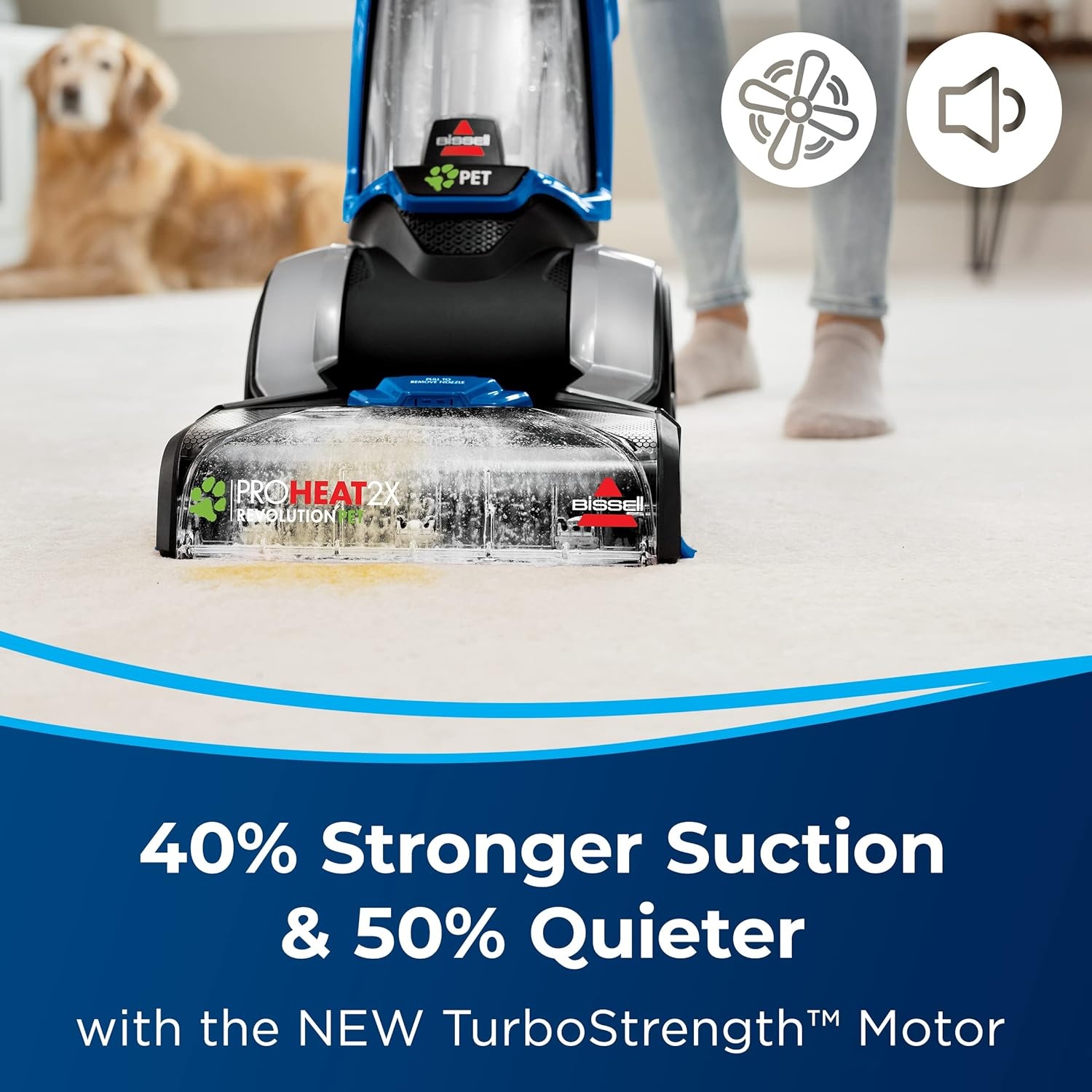 BISSELL ProHeat 2X Revolution Pet Turbo Upright Carpet Cleaner, 35799(ProHeat Revolution Pet Turbo)