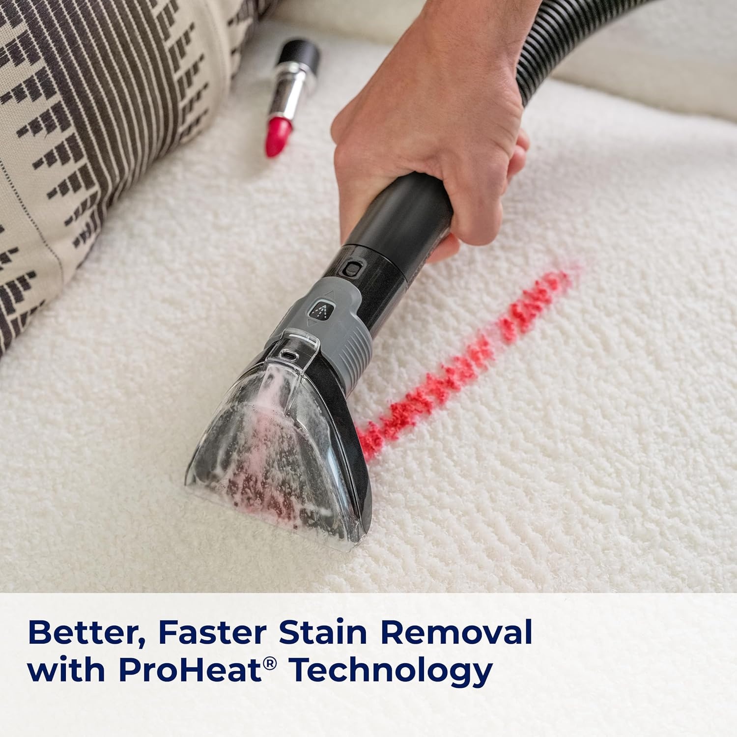 BISSELL® Little Green® Proheat® Pet, Portable Deep Cleaner with Heated Cleaning Technology, Self-Cleaning Tough Stain Tool and Pet Pro Oxy Triple Action Formula Included, 3969(Little Green ProHeat)