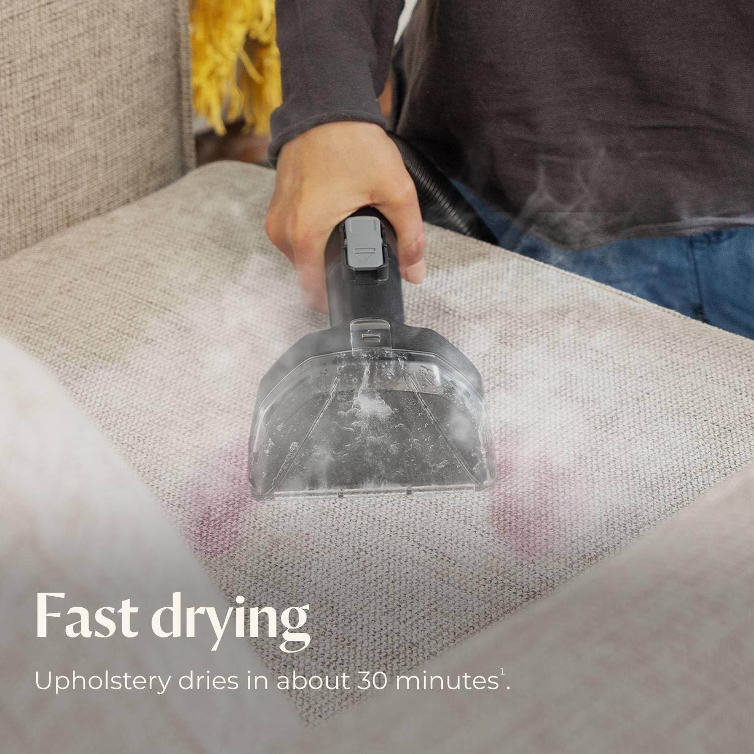 BISSELL Little Green HydroSteam Multi-Purpose Portable Carpet and Upholstery Cleaner, Car and Auto Detailer, 3618(Little Green HydroSteam)