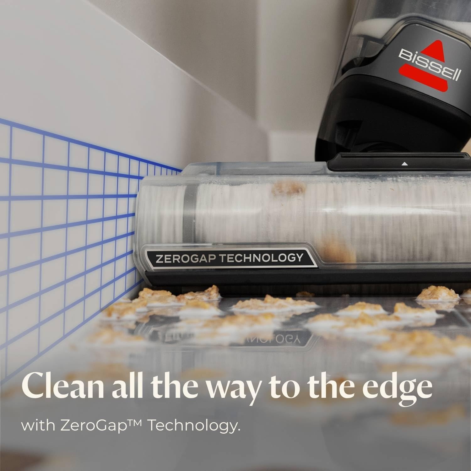 Bissell CrossWave OmniForce Edge Cordless Multi-Surface Hard Floor Cleaner Wet Dry Vacuum with Zero-Gap Edge Technology, 3930F(CrossWave OmniForce Edge)