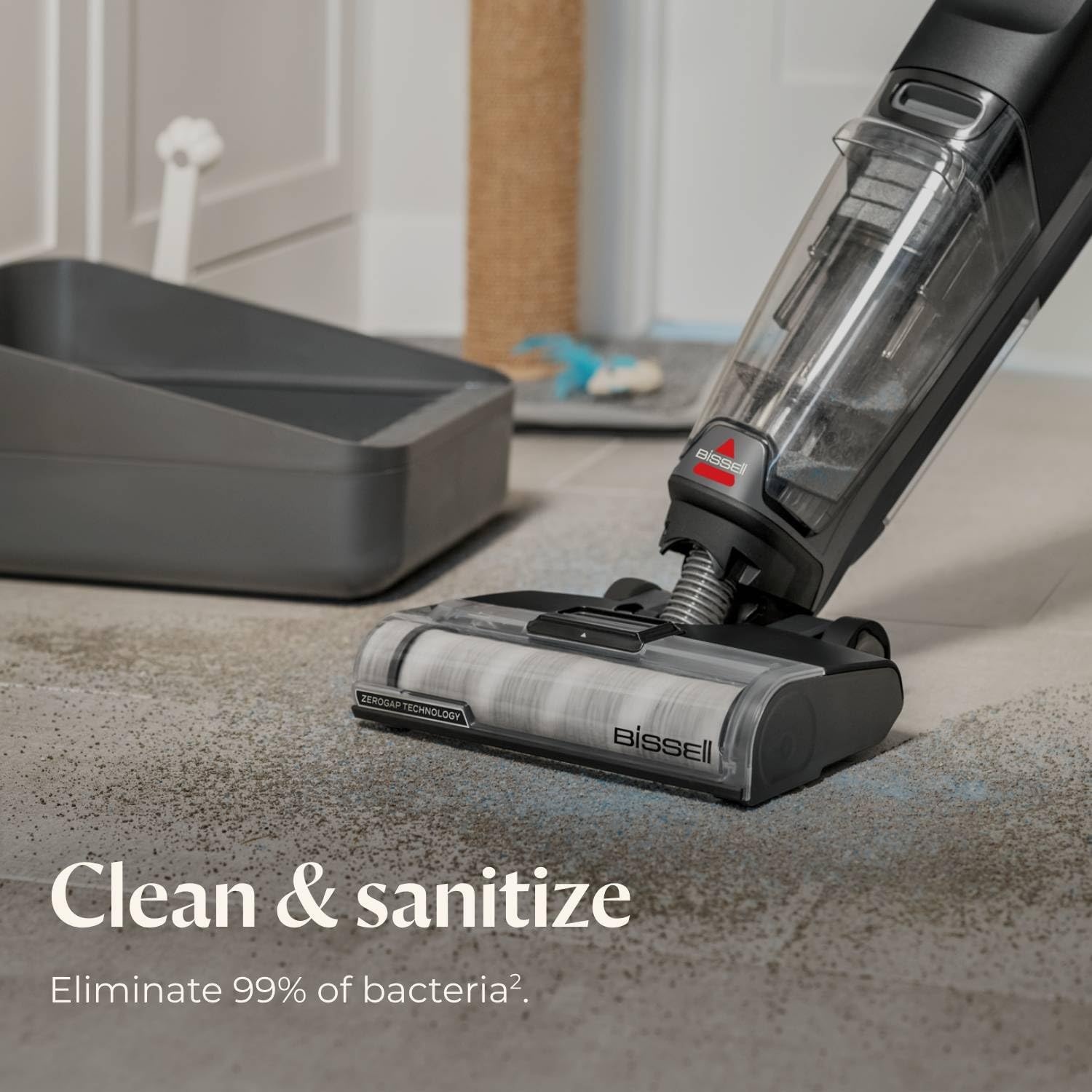 Bissell CrossWave OmniForce Edge Cordless Multi-Surface Hard Floor Cleaner Wet Dry Vacuum with Zero-Gap Edge Technology, 3930F(CrossWave OmniForce Edge)