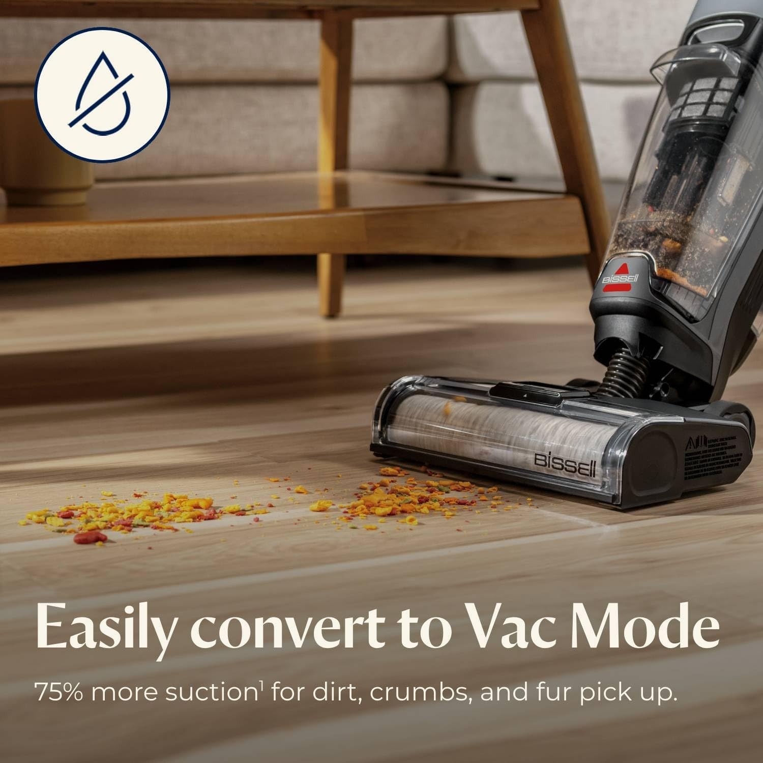 Bissell CrossWave OmniForce Edge Cordless Multi-Surface Hard Floor Cleaner Wet Dry Vacuum with Zero-Gap Edge Technology, 3930F(CrossWave OmniForce)