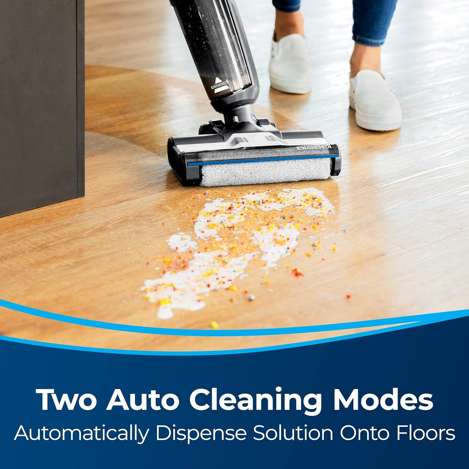 Bissell Crosswave HF3 Cordless Wet/Dry Vacuum Cleaner and Mop, Multi-Surface and Hardwood Floor Cleaner, 3649A