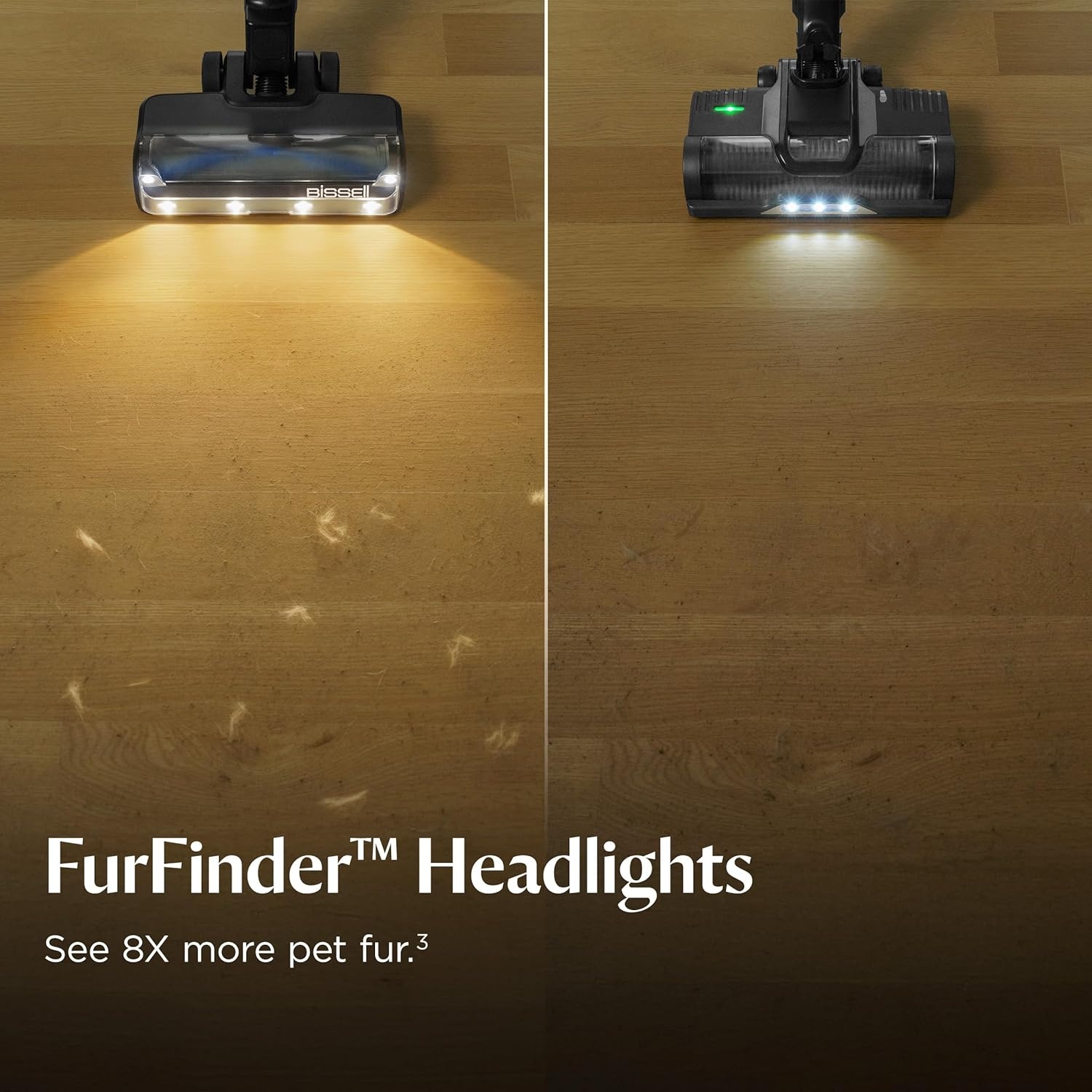 Bissell PowerClean 200W Self-Standing Cordless Vacuum w/Tangle Free Brush Roll, Removeable Battery, Wall Mount, Upholstery Tool & Bright Headlights, 4173(PowerClean FurGuard)