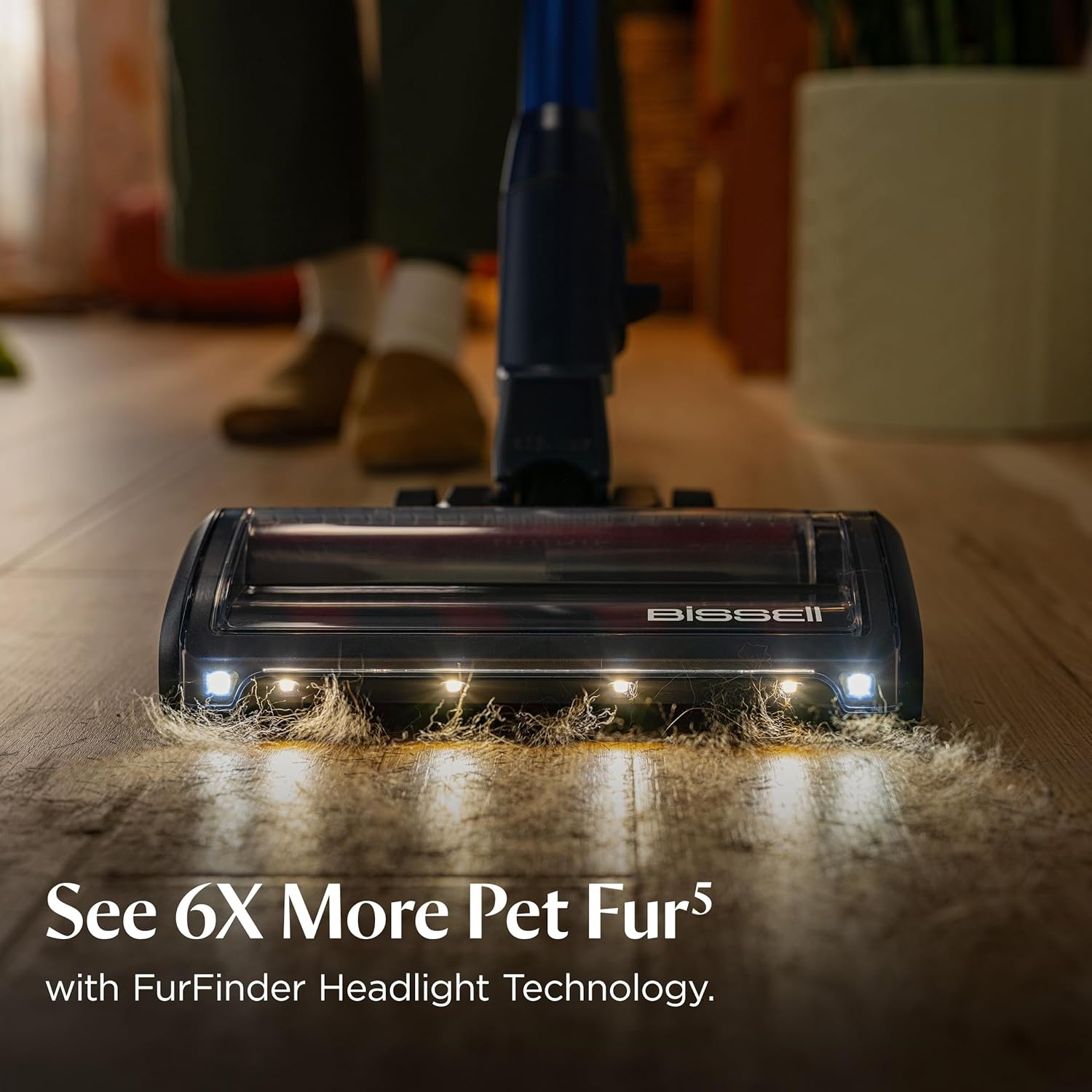Bissell PowerClean 200W Self-Standing Cordless Vacuum w/Tangle Free Brush Roll, Removeable Battery, Wall Mount, Upholstery Tool & Bright Headlights, 4173(PowerClean DualBrush)