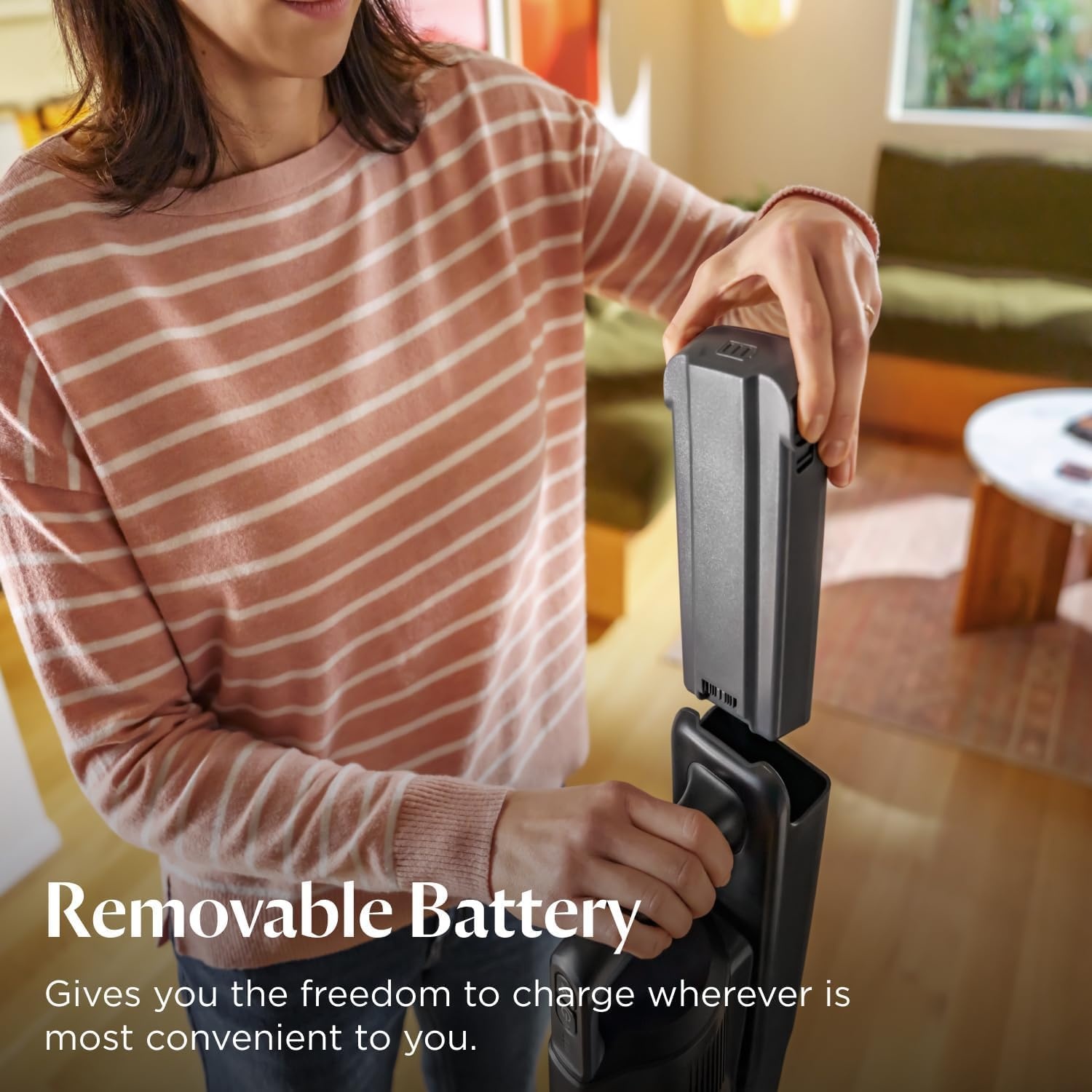 Bissell PowerClean 200W Self-Standing Cordless Vacuum w/Tangle Free Brush Roll, Removeable Battery, Wall Mount, Upholstery Tool & Bright Headlights, 4173(PowerClean DualBrush)