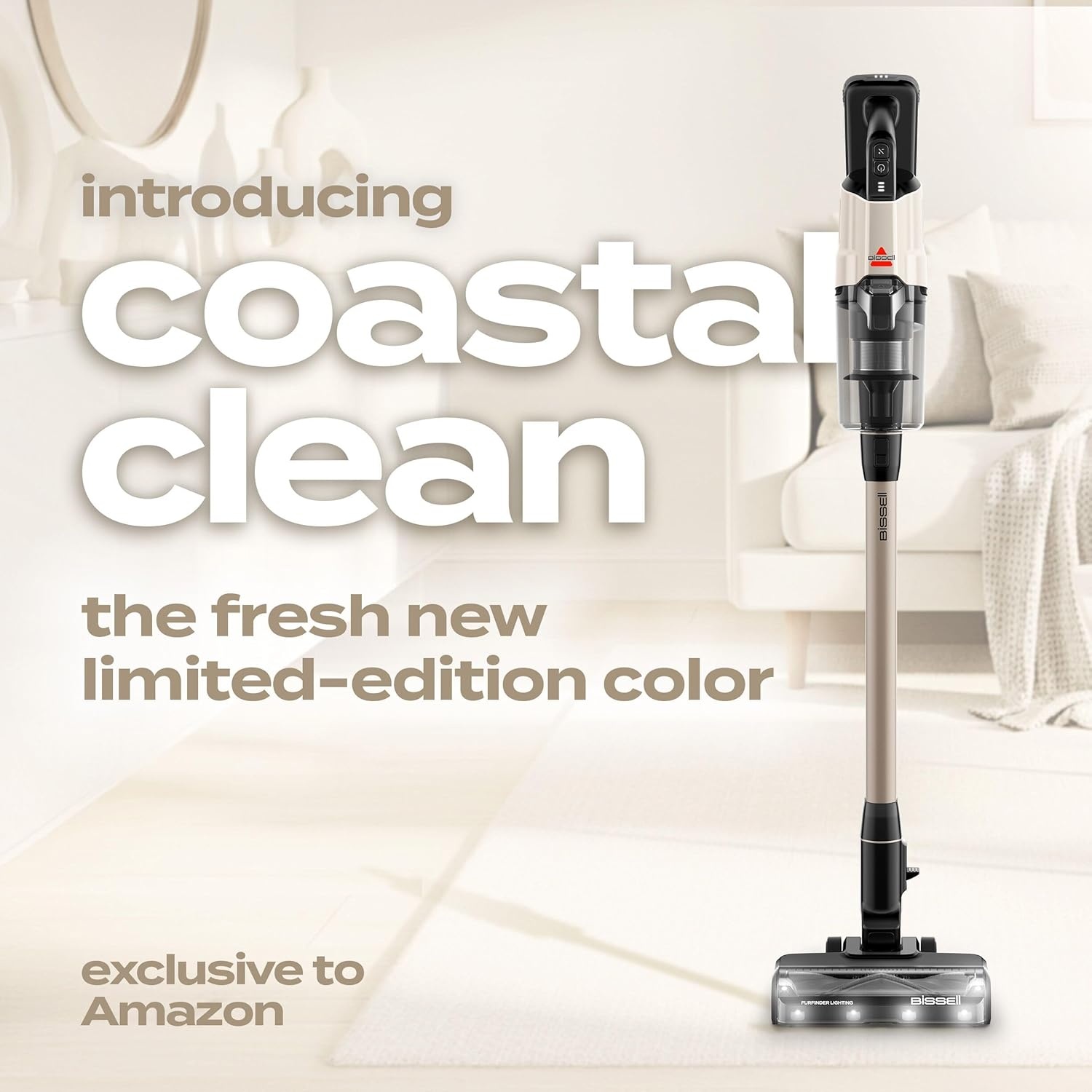 Bissell PowerClean 200W Self-Standing Cordless Vacuum w/Tangle Free Brush Roll, Removeable Battery, Wall Mount, Upholstery Tool & Bright Headlights, 4173(PowerClean Limited Edition)