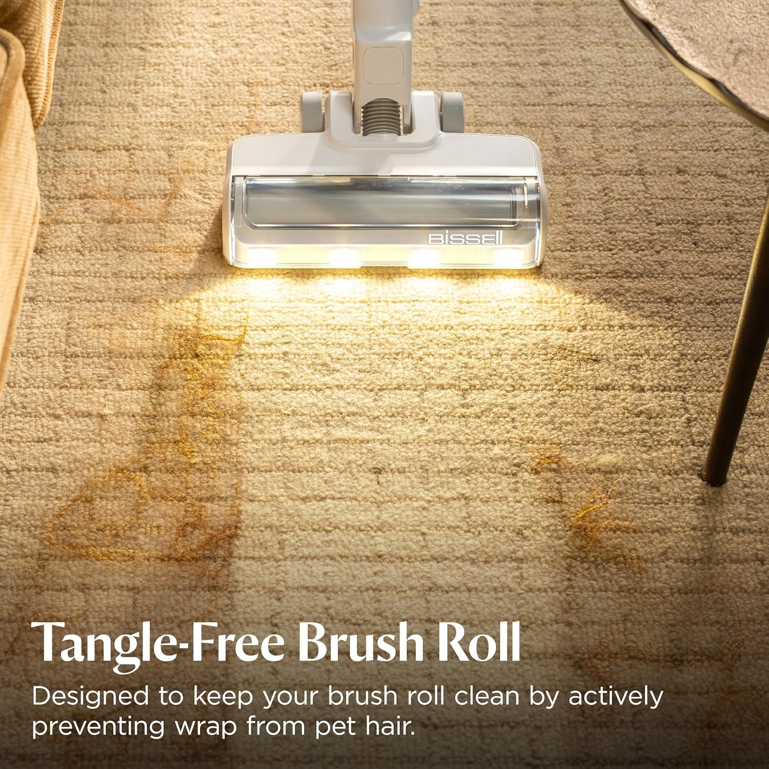 Bissell PowerClean 200W Self-Standing Cordless Vacuum w/Tangle Free Brush Roll, Removeable Battery, Wall Mount, Upholstery Tool & Bright Headlights, 4173(PowerClean)