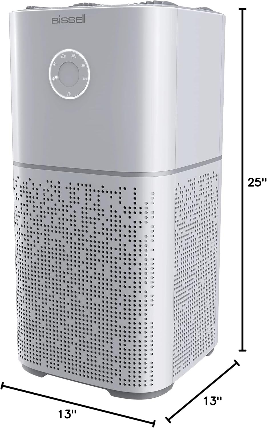 BISSELL Air180 Air Purifier For Home, Bedroom, HEPA Filter, Filters Smoke, Allergies, Pet Dander, Odor, Dust, Gray, 3496+(Air180 Air Purifier)